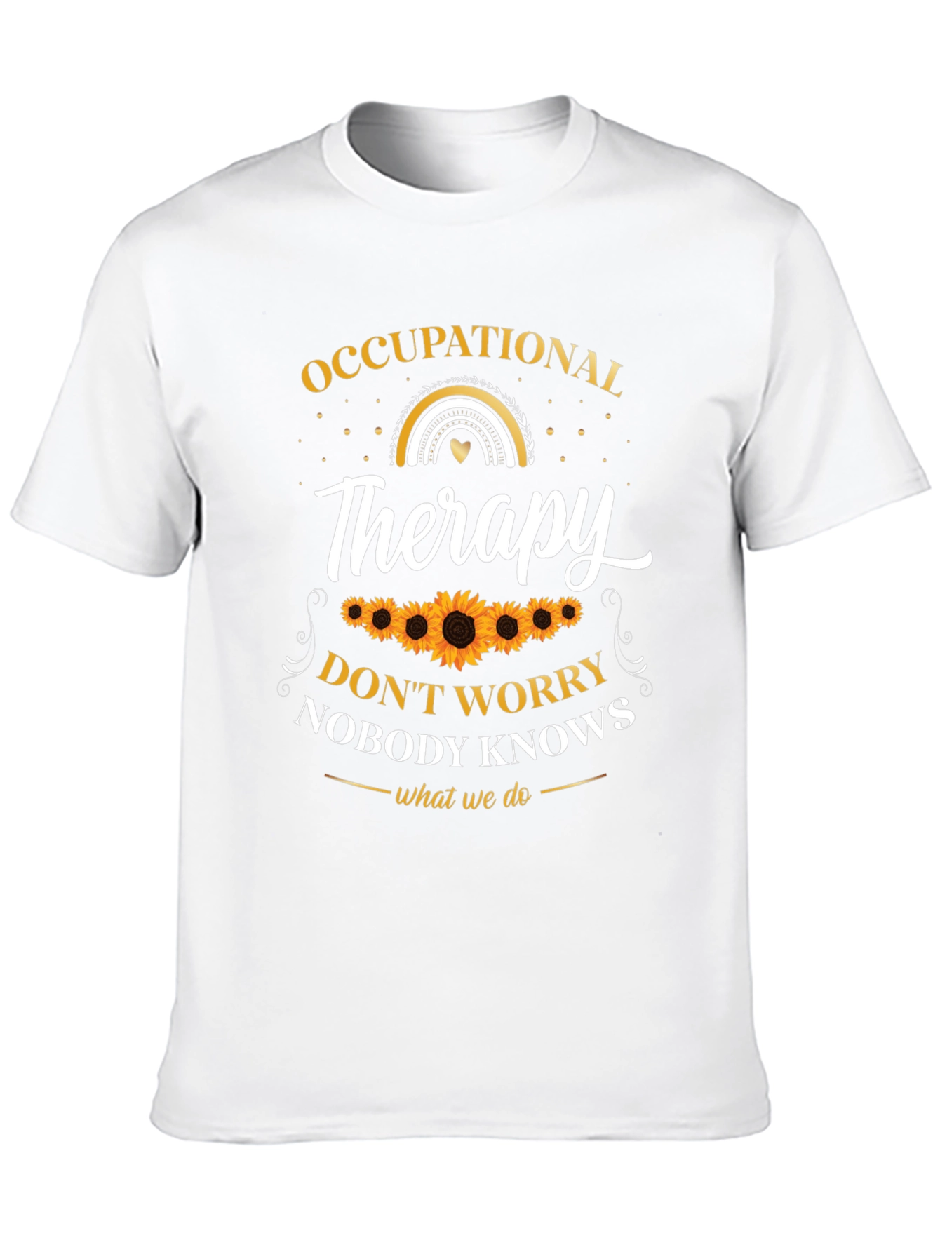 Occupational Therapy T-Shirt - Sunflower Design
