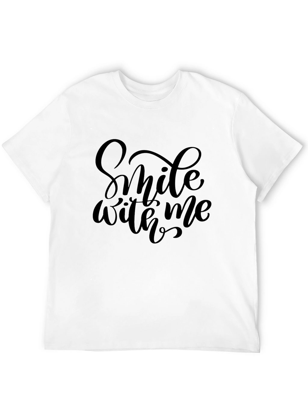 Smile With Me Black T-Shirt