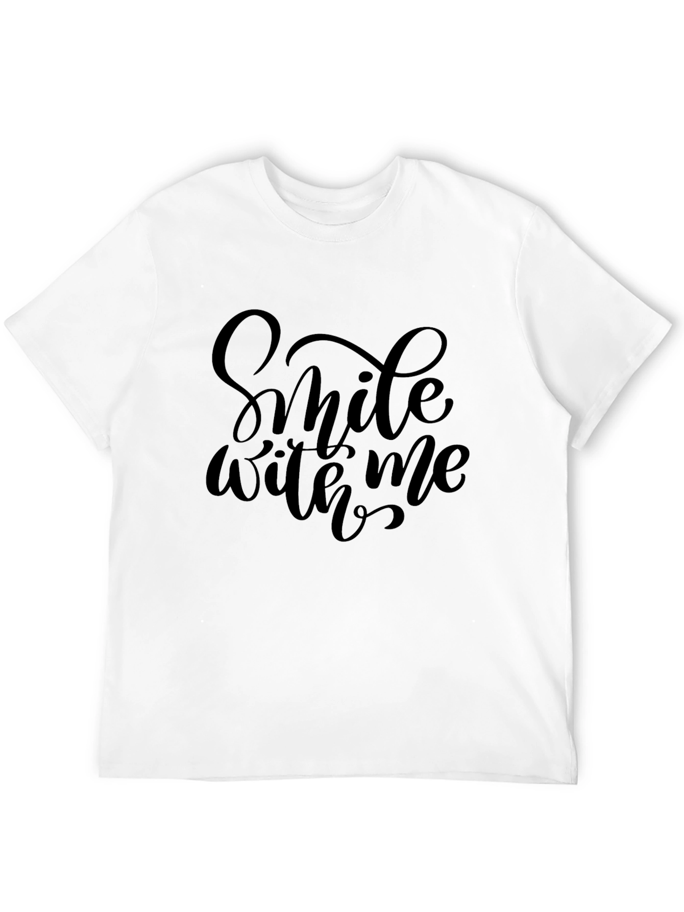 Smile With Me Black T-Shirt