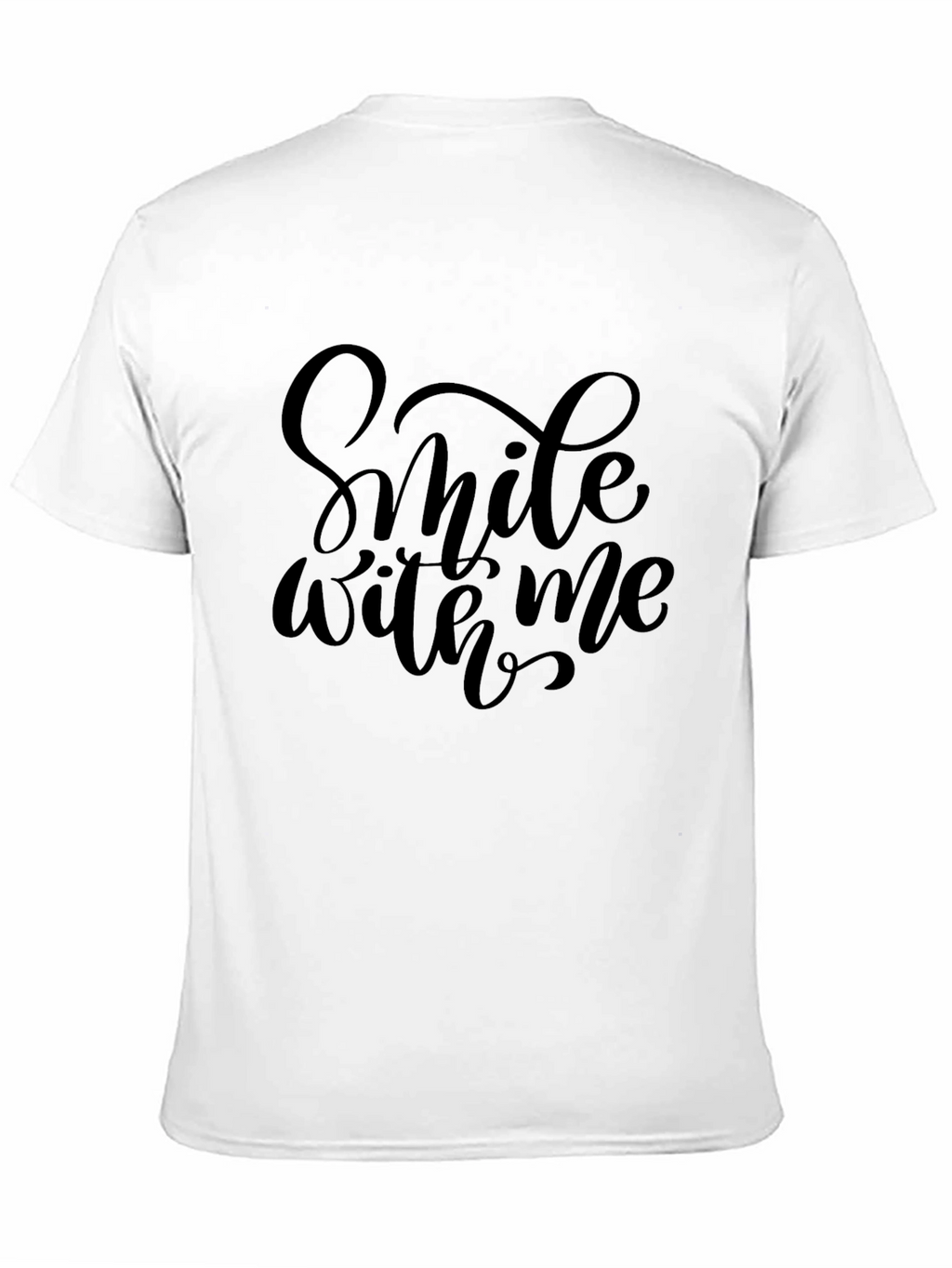 Smile With Me Black T-Shirt