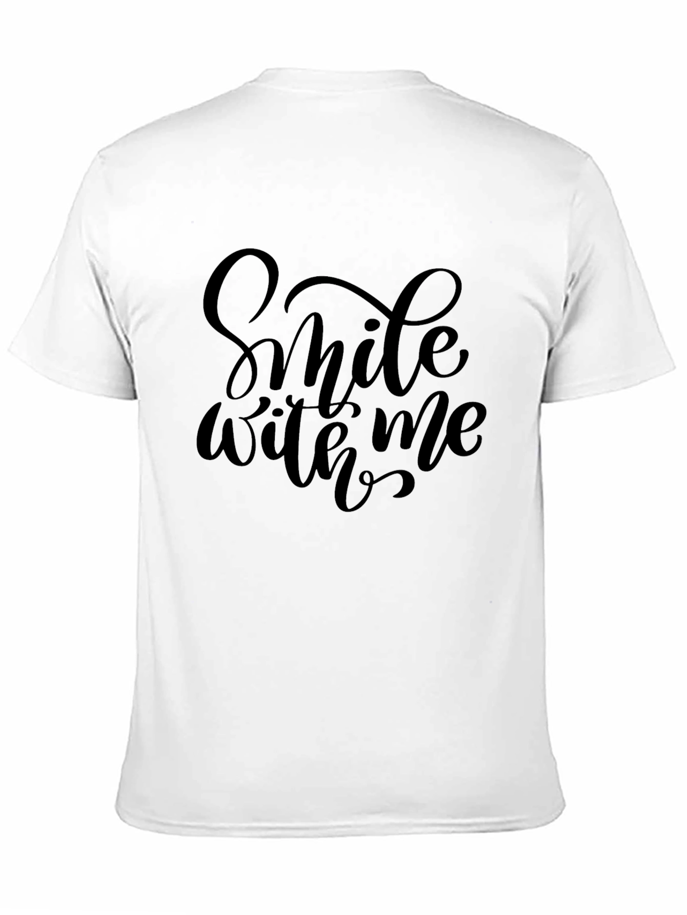 Smile With Me Black T-Shirt