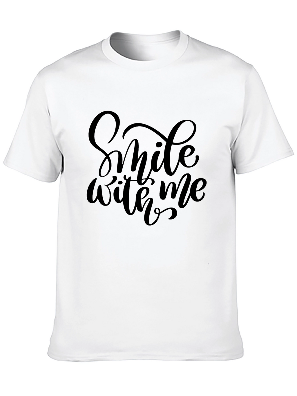 Smile With Me Black T-Shirt