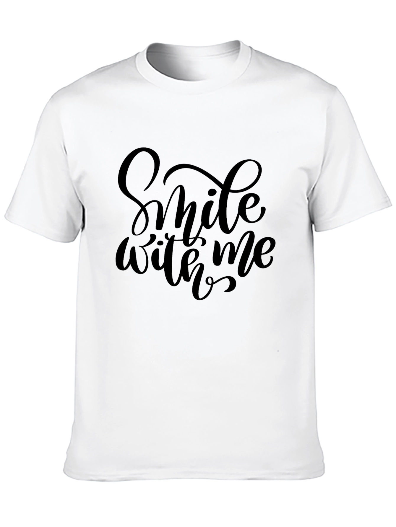 Smile With Me Black T-Shirt