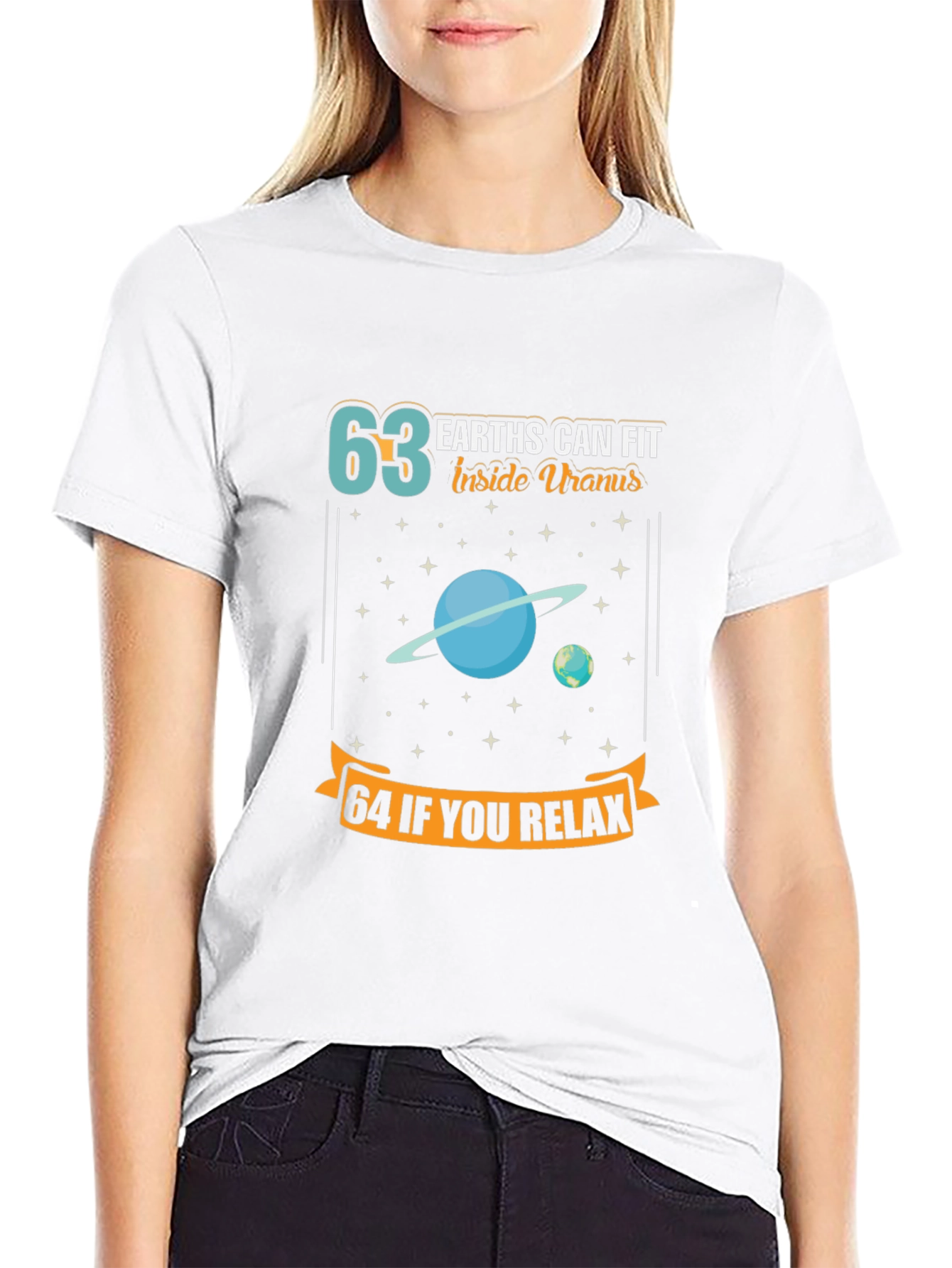 63 Earths Uranus Funny Space T-Shirt