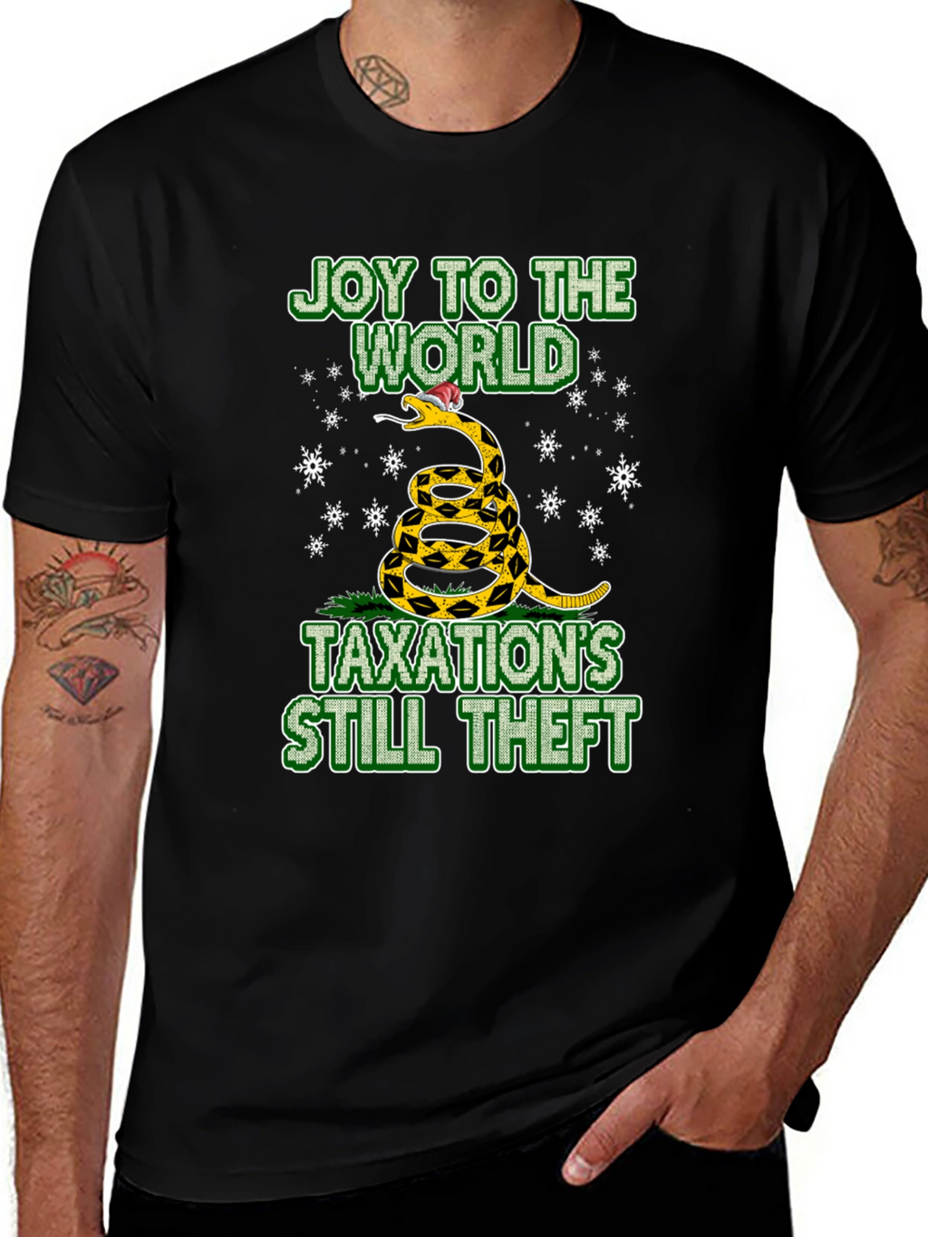 Joy To The World Taxation’s Still Theft T-Shirt