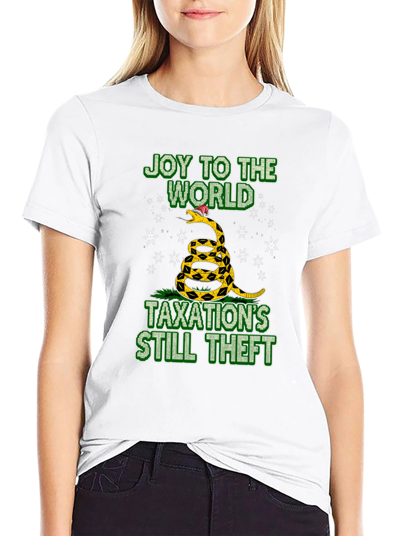 Joy To The World Taxation’s Still Theft T-Shirt