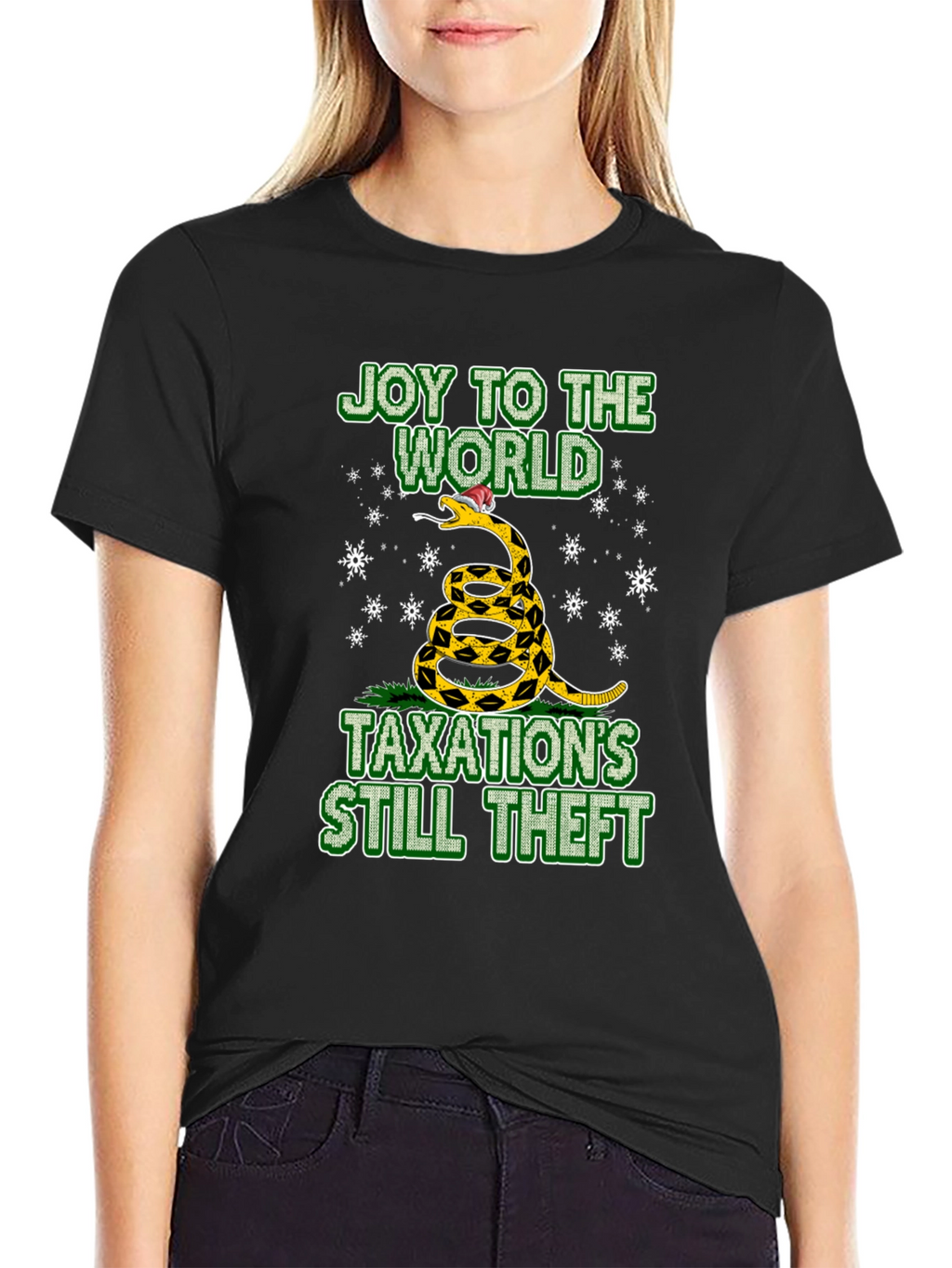 Joy To The World Taxation’s Still Theft T-Shirt