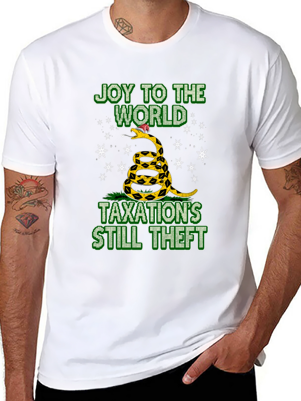 Joy To The World Taxation’s Still Theft T-Shirt