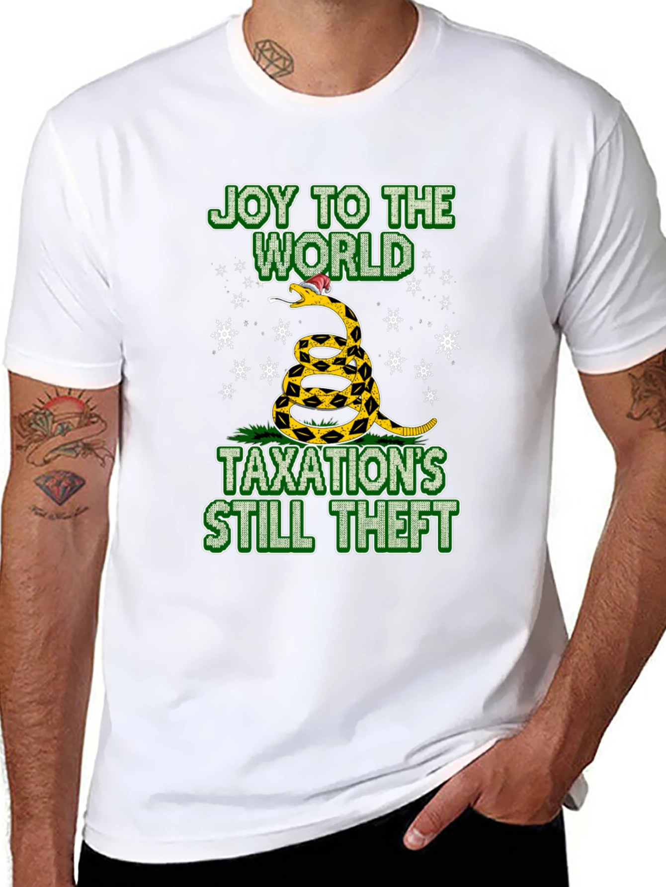 Joy To The World Taxation’s Still Theft T-Shirt