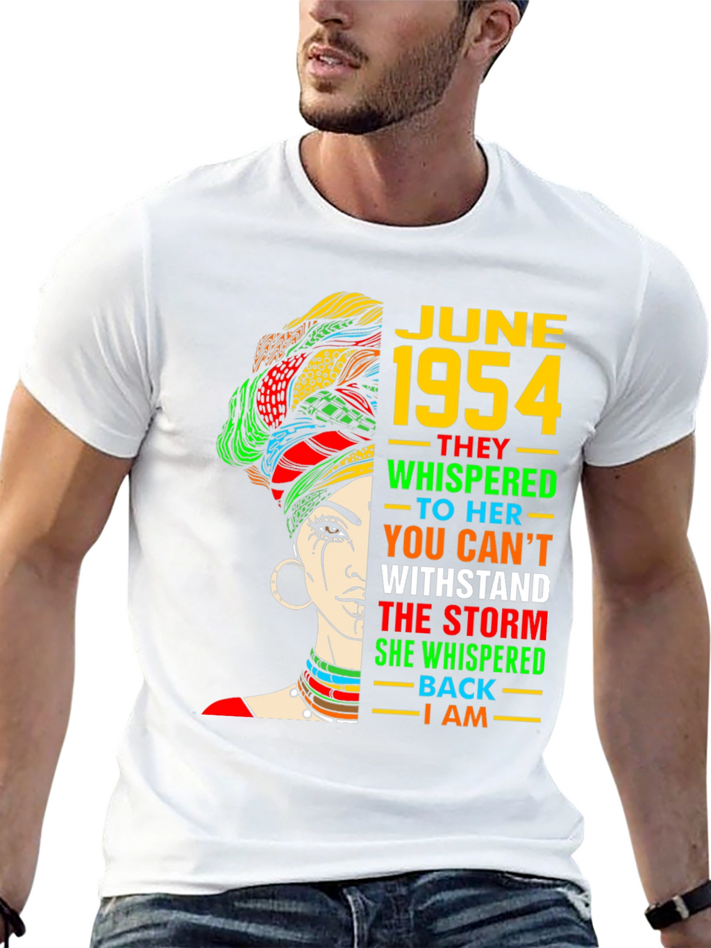 June 1954 Black Queen T-Shirt - Empowering Birthday Gift
