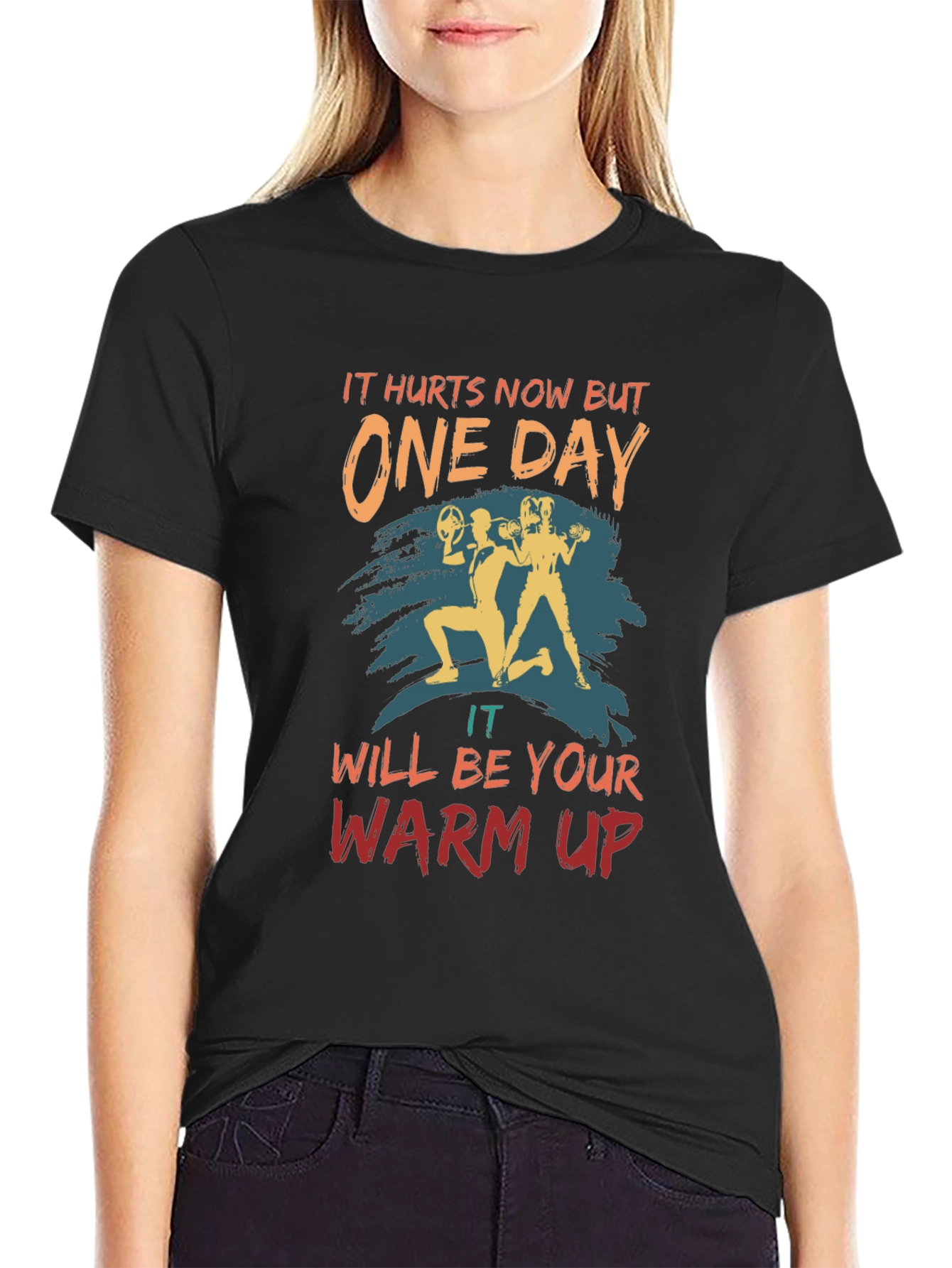 Workout Motivation T-Shirt - One Day Design