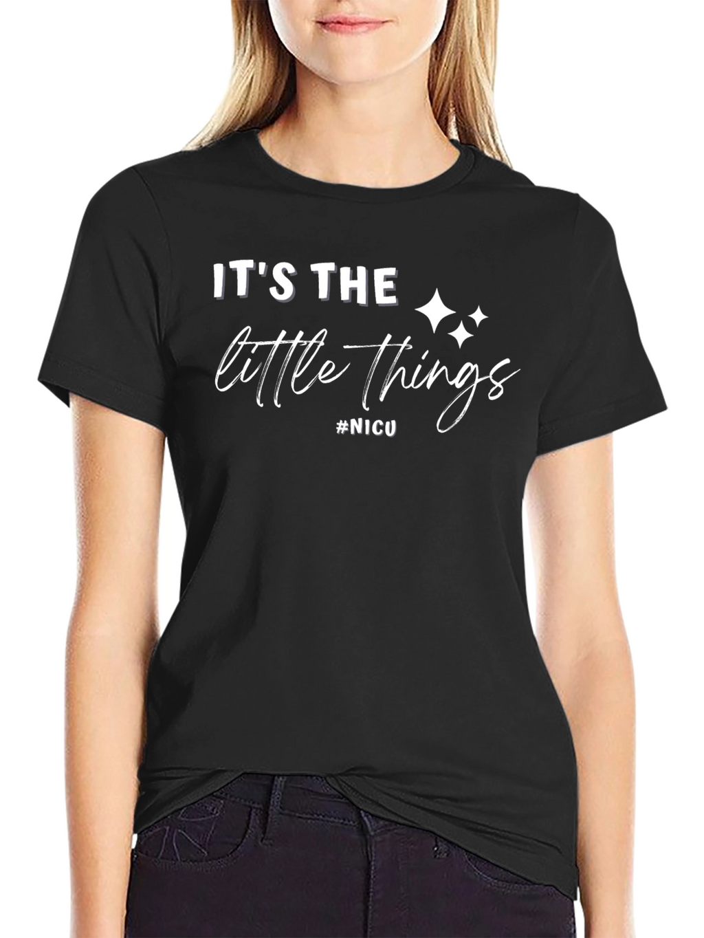 NICU Little Things Graphic Tee