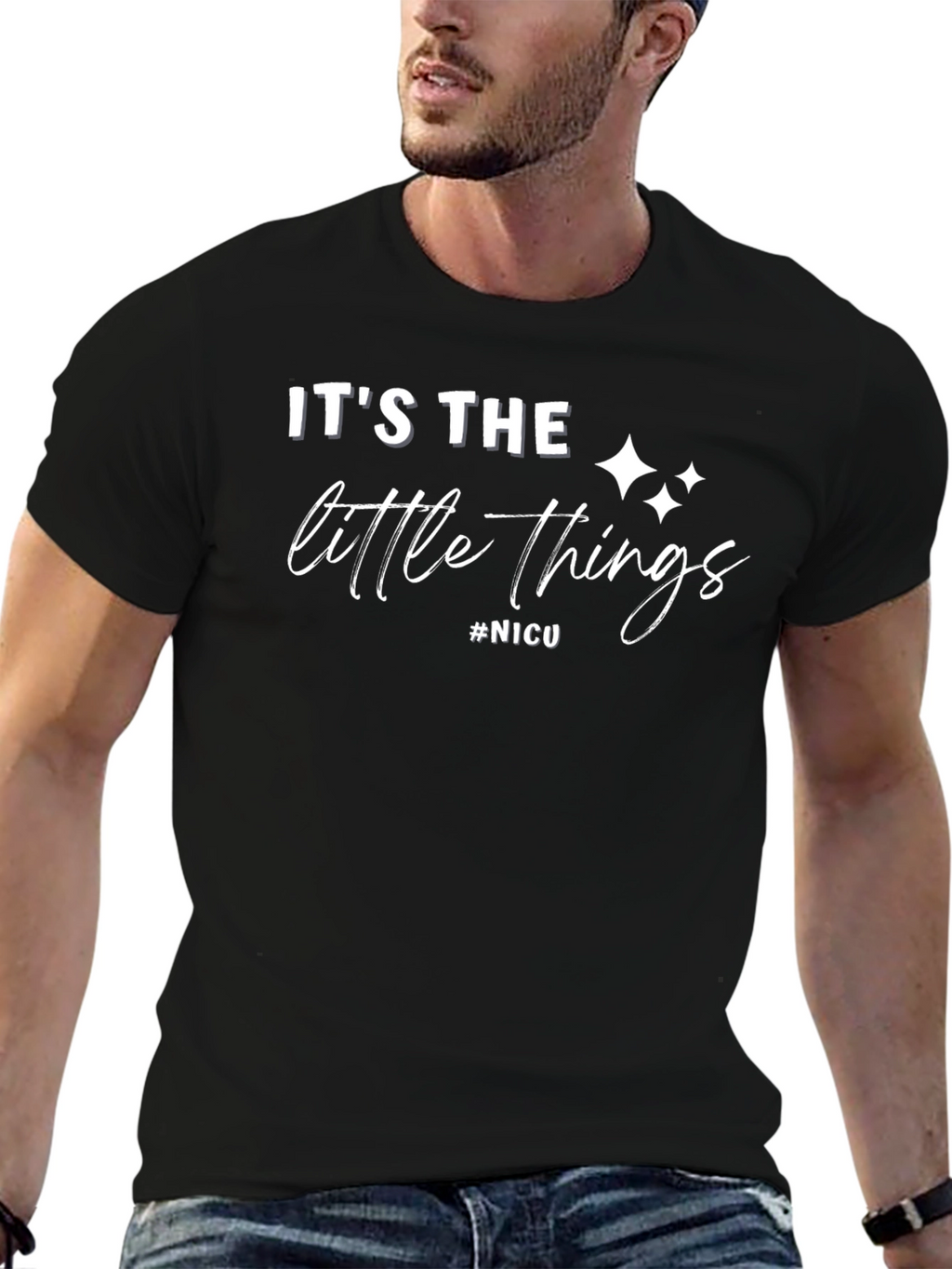 NICU Little Things Graphic Tee