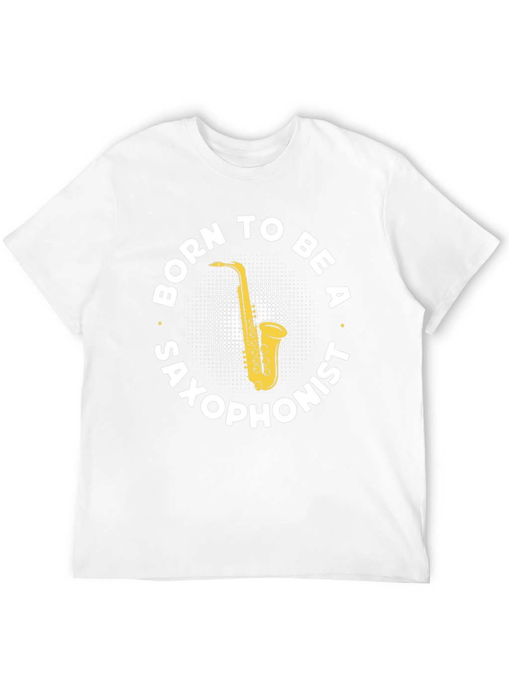 Born to Be a Saxophonist Black T-Shirt