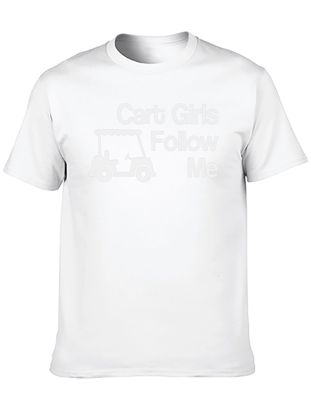 Cart Girls Follow Me Graphic Tee - Black