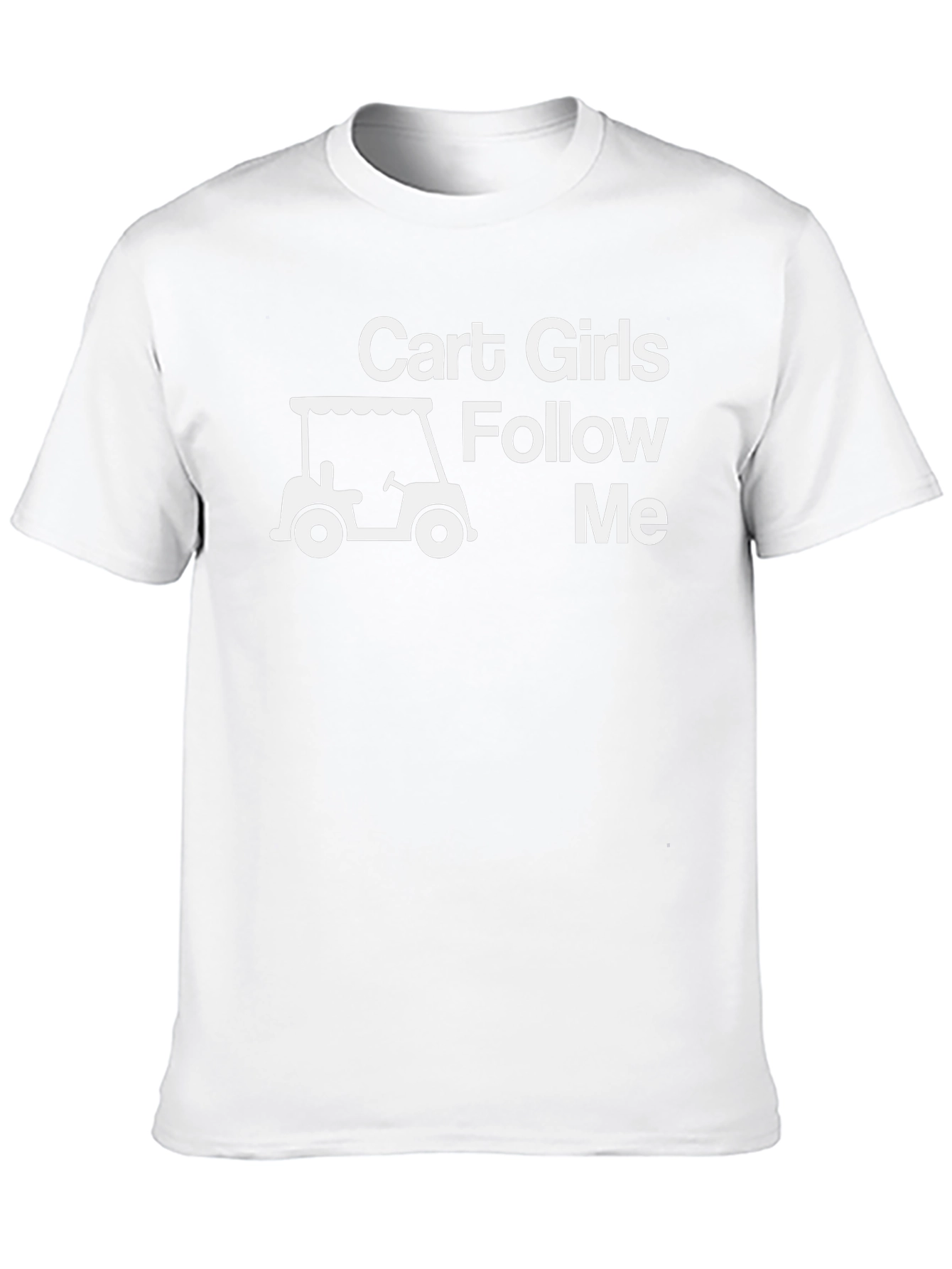 Cart Girls Follow Me Graphic Tee - Black