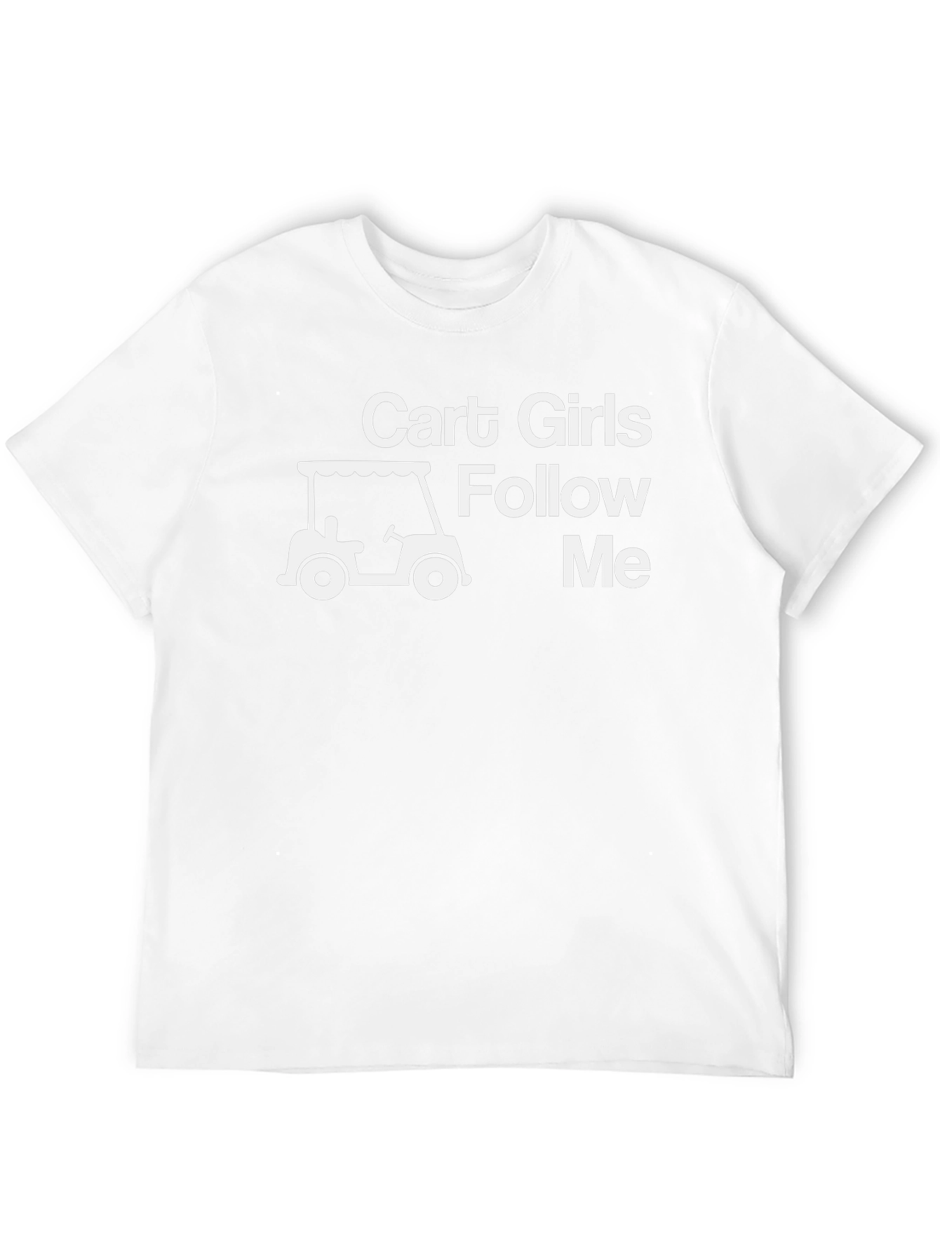 Cart Girls Follow Me Graphic Tee - Black