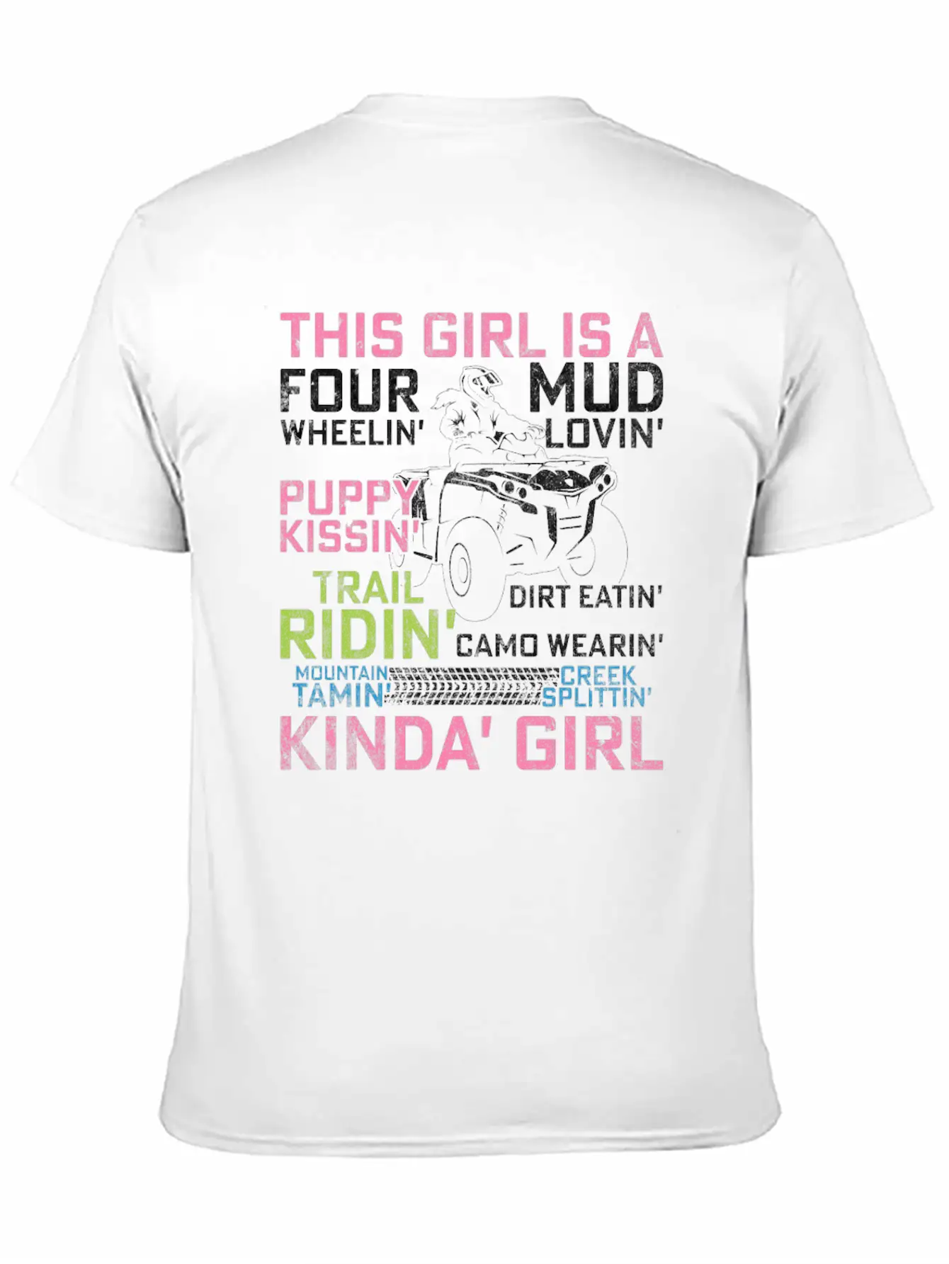 Quad Princess ATV 4 Wheeler Quad Offroad Mud MX Gi Breathable Graphic T-Shirt – Perfect For Casual Days