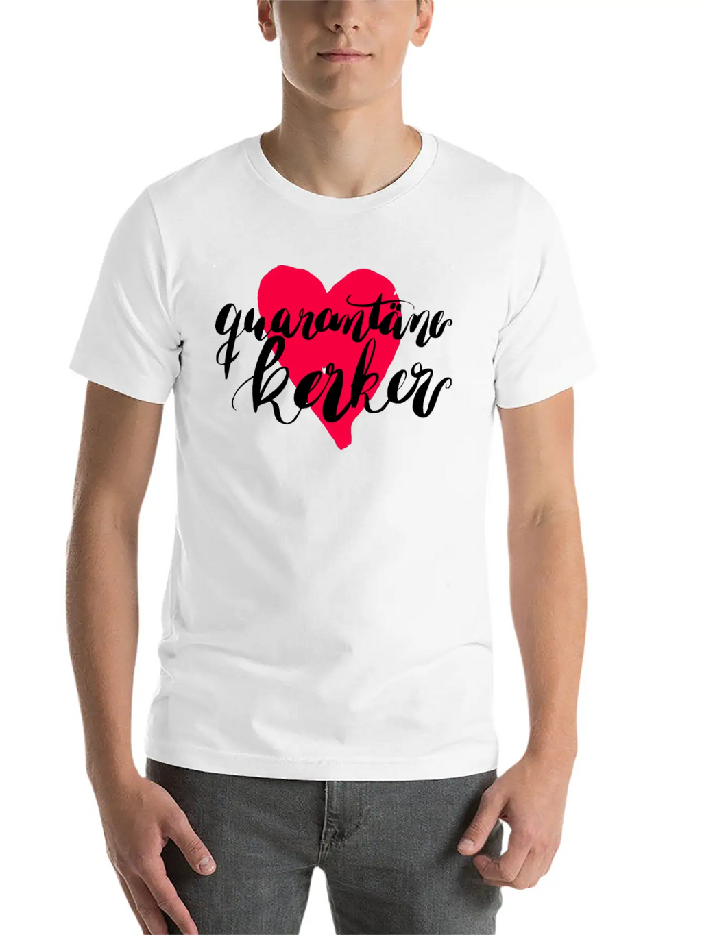 Quarantine Dungeon Watercolor Heart Basic Graphic T-Shirt – Daily Comfort In Soft Cotton