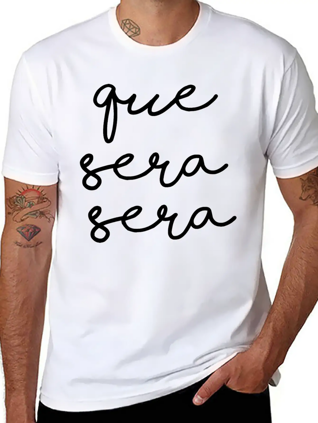 Que Sera Sera Stylish Everyday T-Shirt – Unisex Basic Cotton Tee