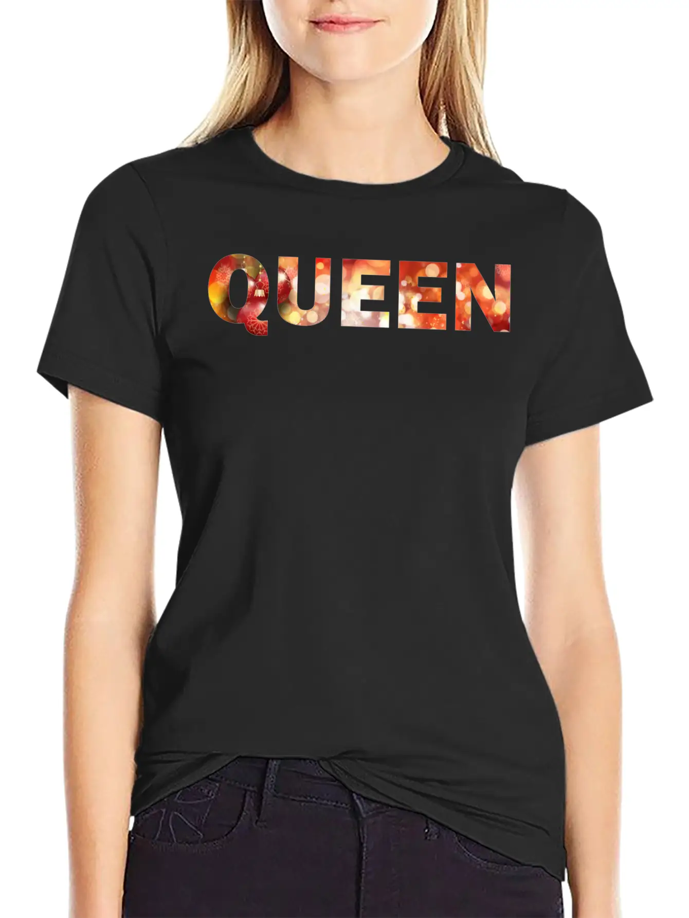 QUEEN Basic Graphic T-Shirt – Daily Comfort In Soft Cotton