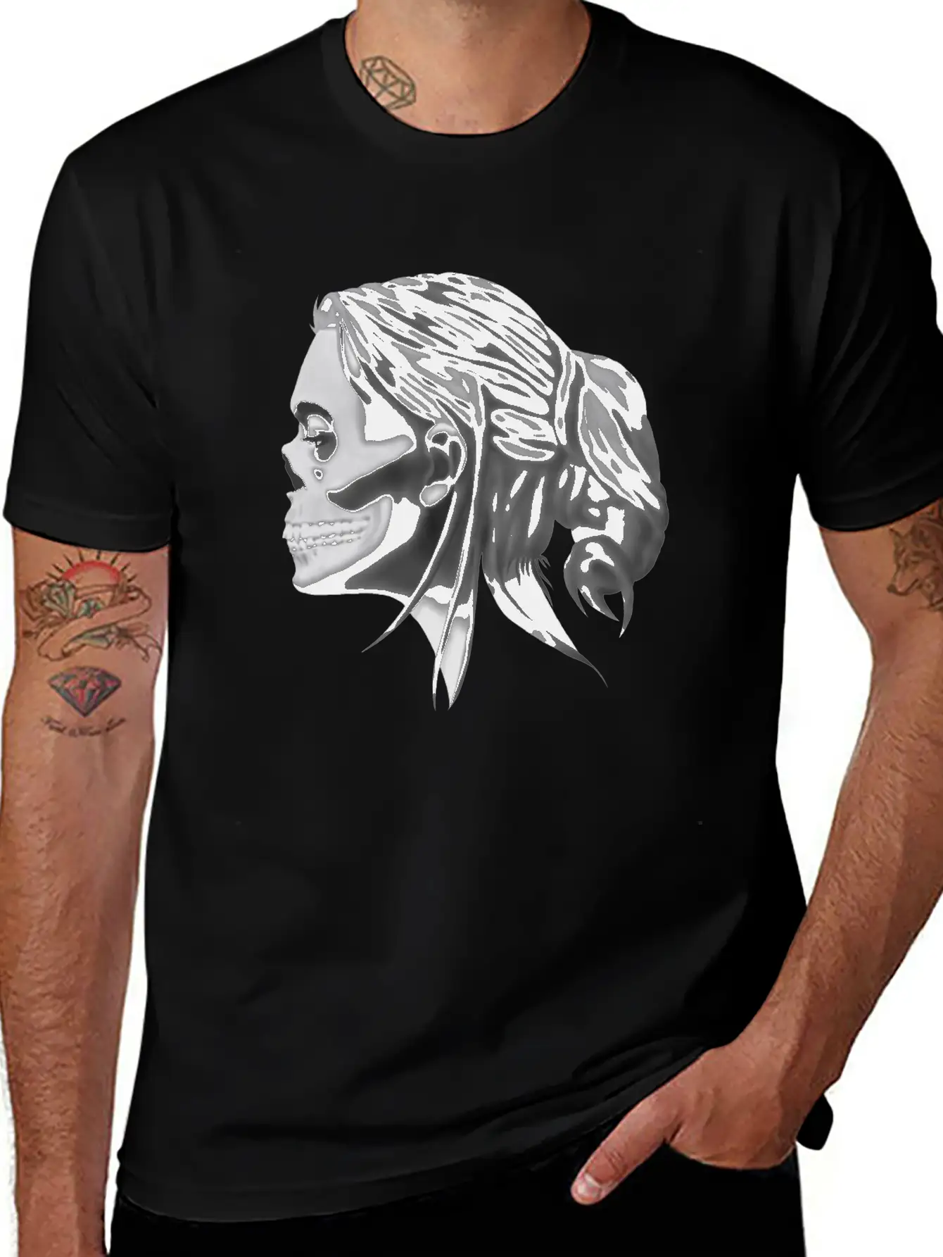 Queen Of Death Basic Graphic T-Shirt – Daily Comfort In Soft Cotton