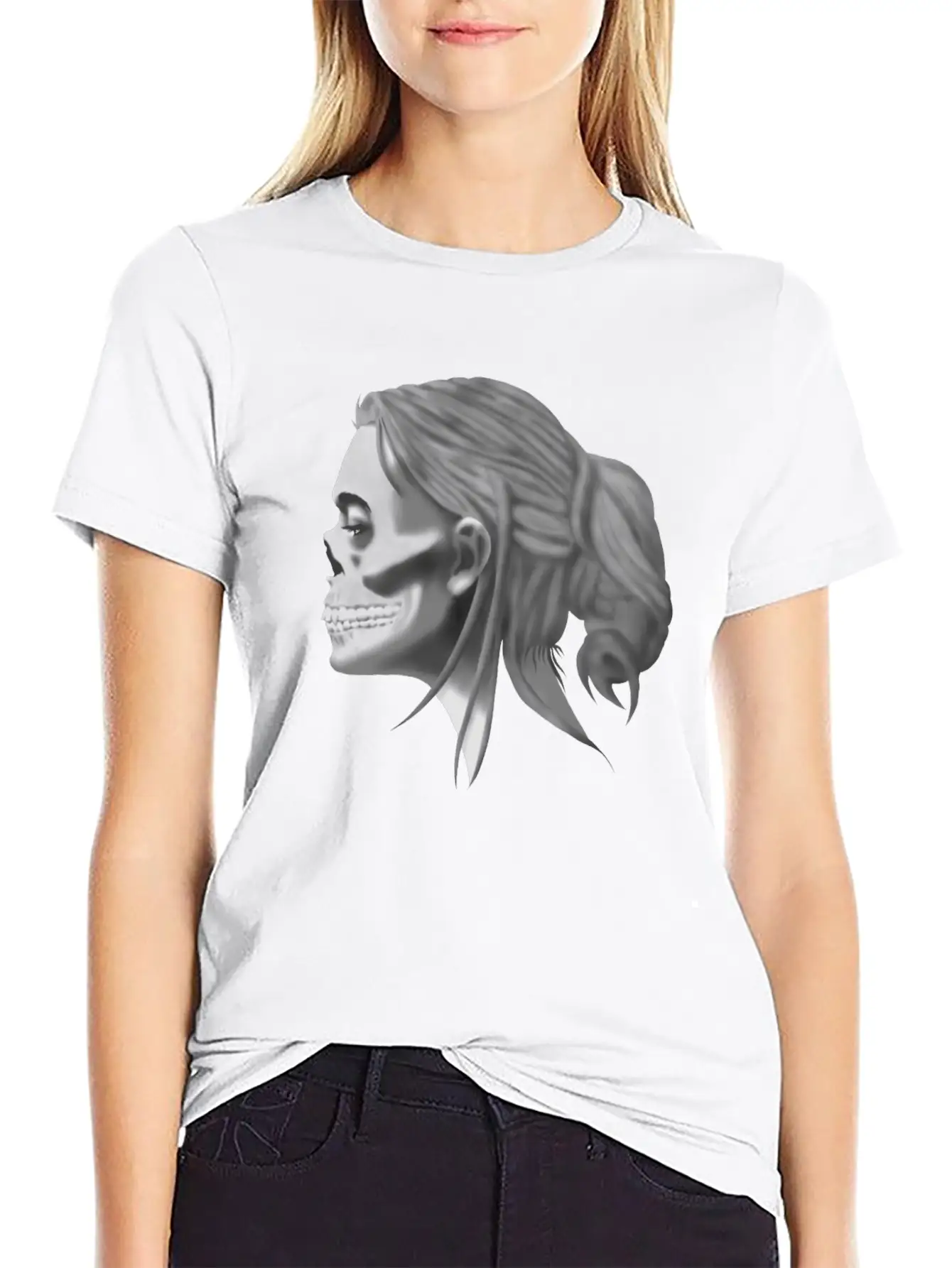Queen Of Death Basic Graphic T-Shirt – Daily Comfort In Soft Cotton