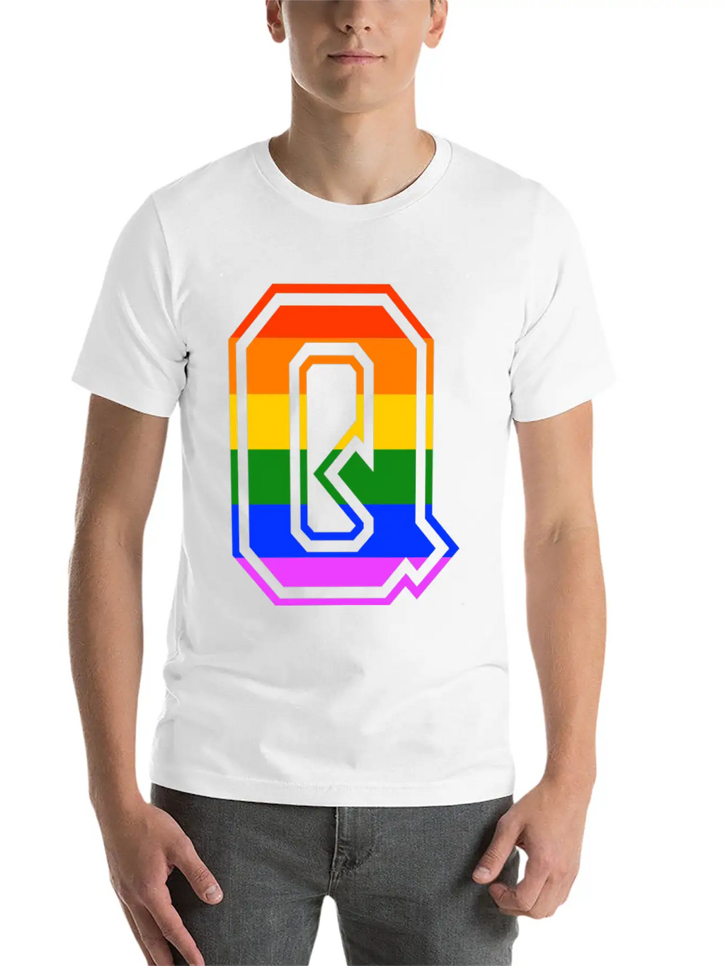 Queer LGBT Gay Pride CDS Rainbow Classic Cotton Tee – Unisex Comfort For Any Season