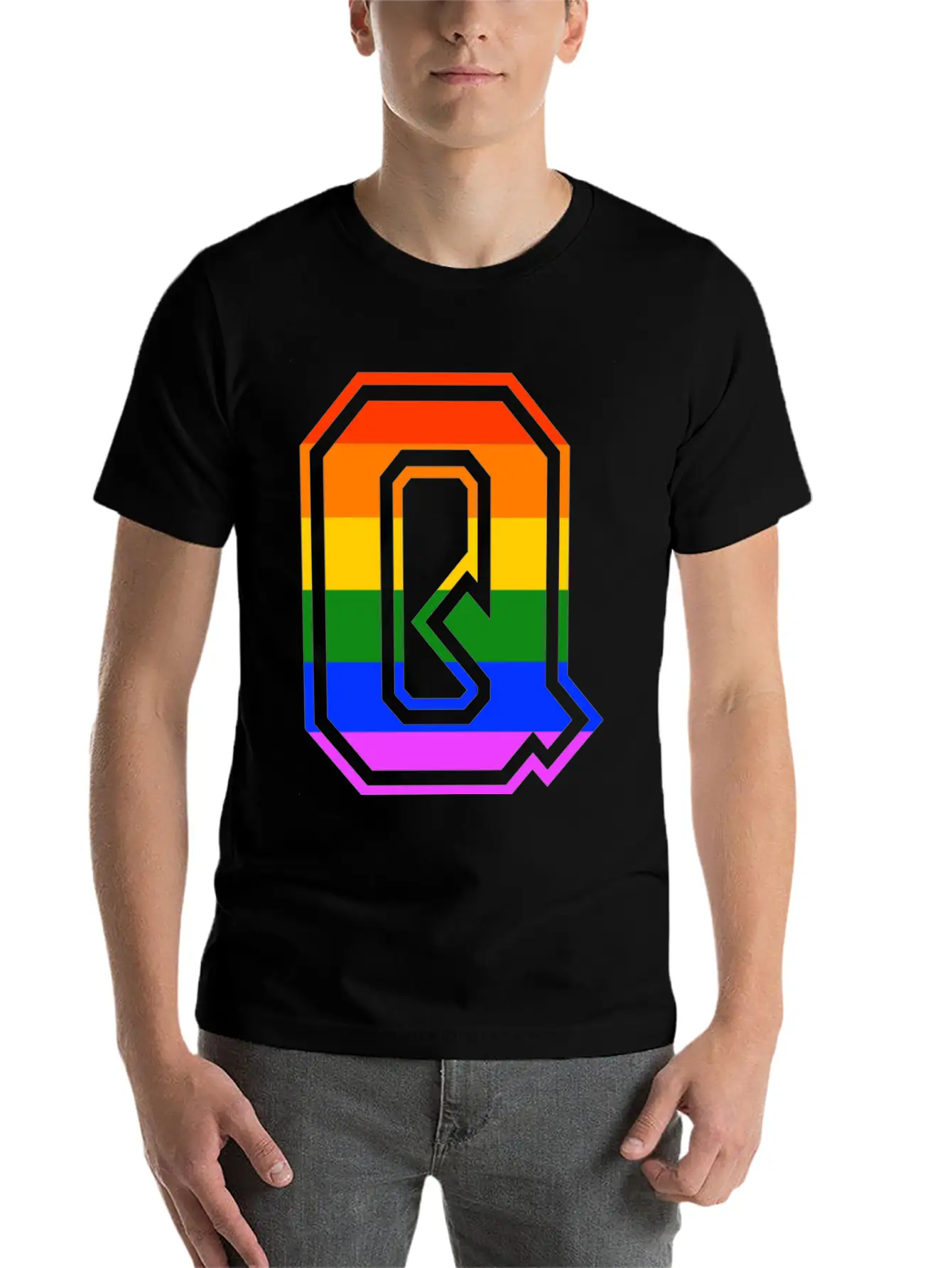 Queer LGBT Gay Pride CDS Rainbow Classic Cotton Tee – Unisex Comfort For Any Season