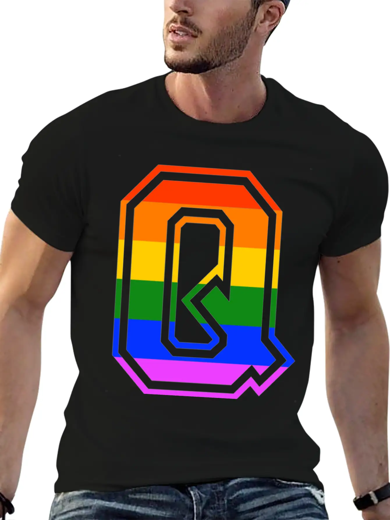 Queer LGBT Gay Pride CDS Rainbow Classic Cotton Tee – Unisex Comfort For Any Season