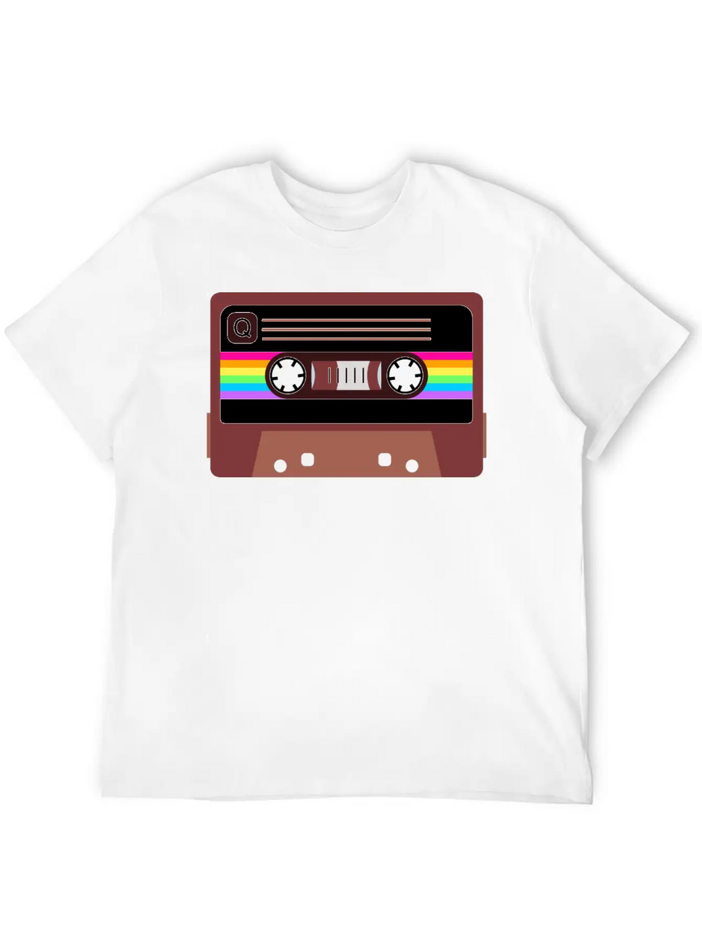 Queer Pride Mixtape Timeless Short Sleeve Tee – Comfy And Minimalist Design