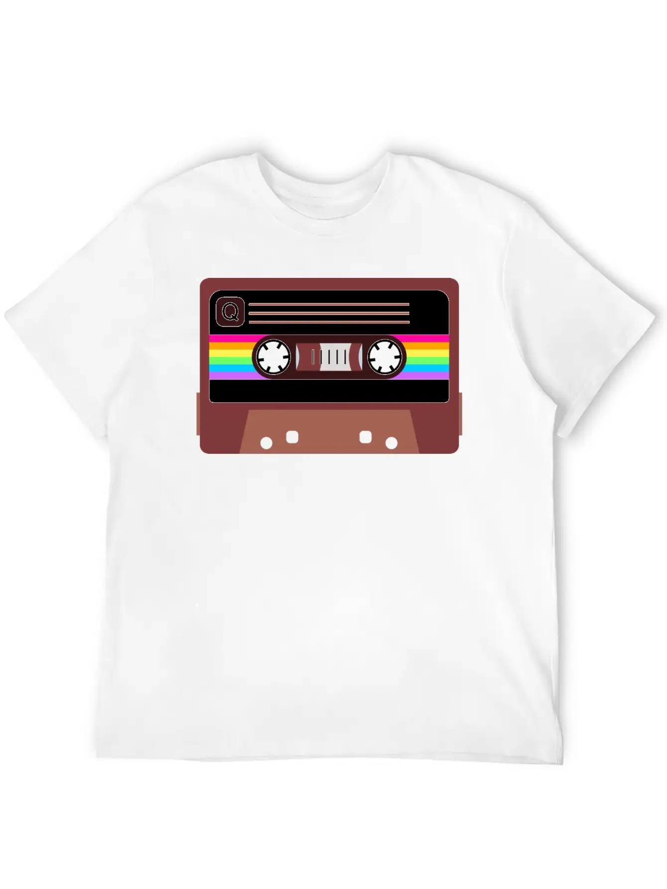 Queer Pride Mixtape Timeless Short Sleeve Tee – Comfy And Minimalist Design