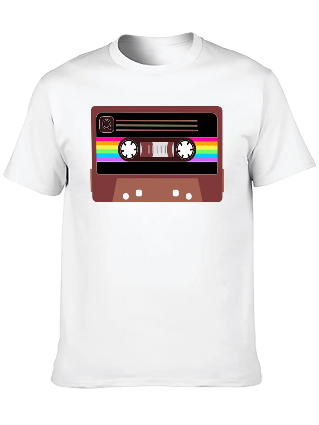 Queer Pride Mixtape Timeless Short Sleeve Tee – Comfy And Minimalist Design