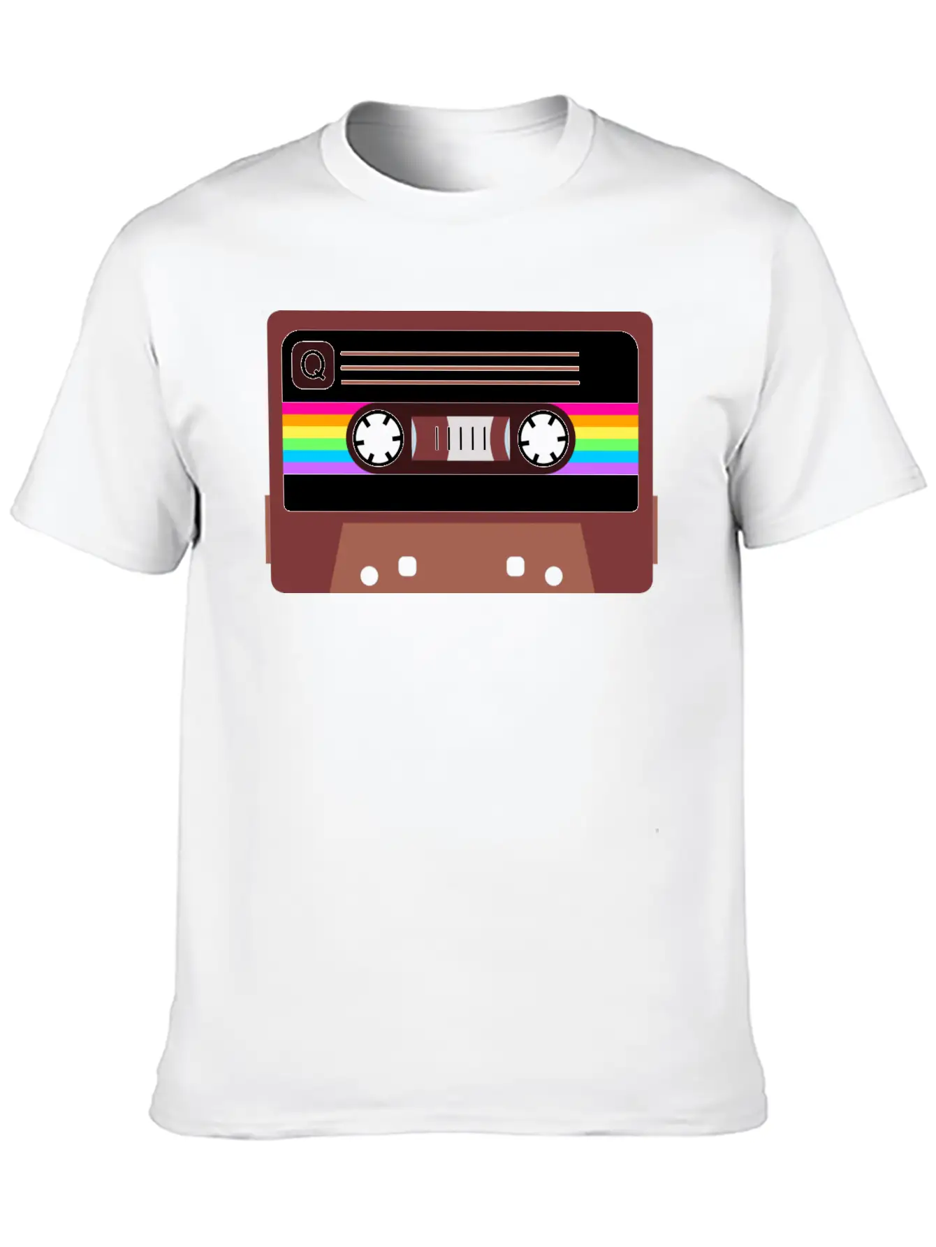 Queer Pride Mixtape Timeless Short Sleeve Tee – Comfy And Minimalist Design