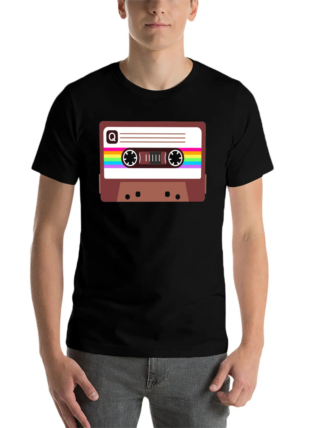 Queer Pride Mixtape Timeless Short Sleeve Tee – Comfy And Minimalist Design