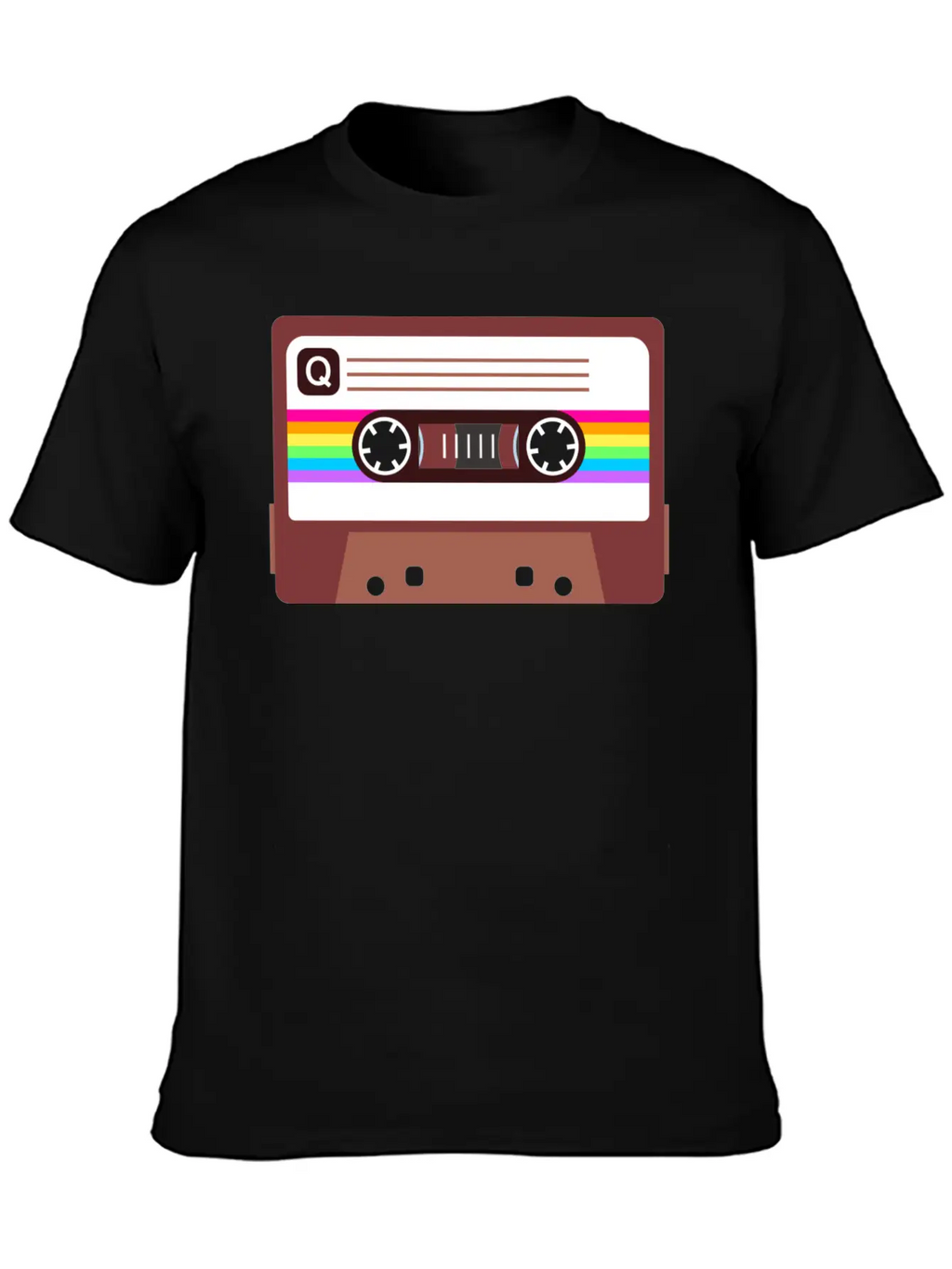 Queer Pride Mixtape Timeless Short Sleeve Tee – Comfy And Minimalist Design