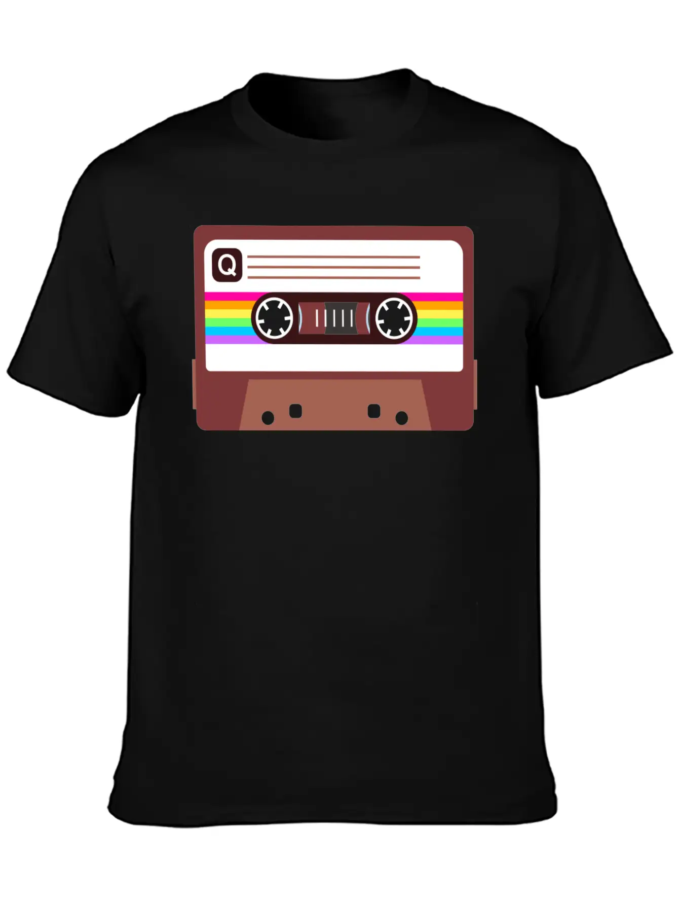 Queer Pride Mixtape Timeless Short Sleeve Tee – Comfy And Minimalist Design