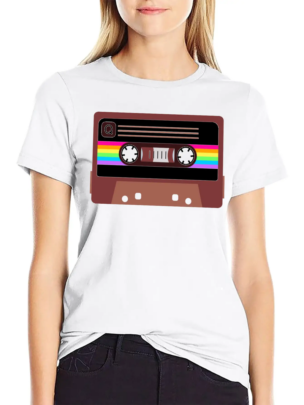 Queer Pride Mixtape Timeless Short Sleeve Tee – Comfy And Minimalist Design