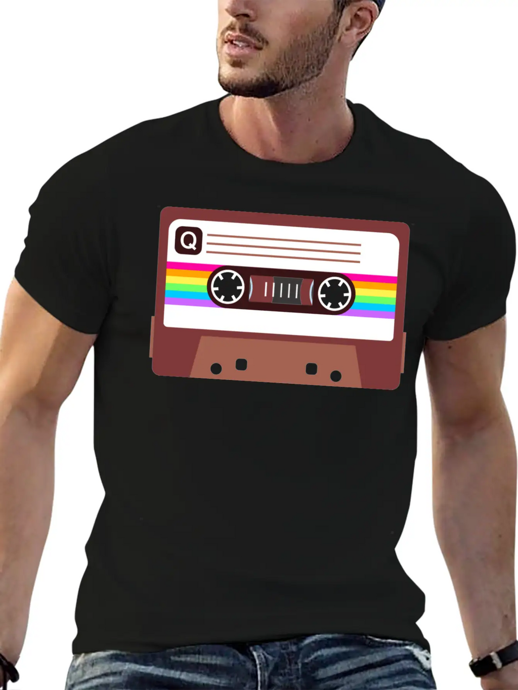 Queer Pride Mixtape Timeless Short Sleeve Tee – Comfy And Minimalist Design