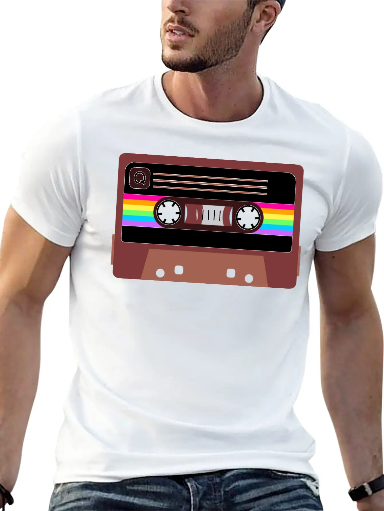 Queer Pride Mixtape Timeless Short Sleeve Tee – Comfy And Minimalist Design