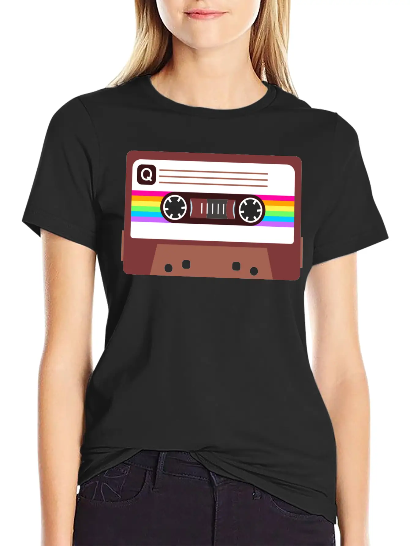Queer Pride Mixtape Timeless Short Sleeve Tee – Comfy And Minimalist Design