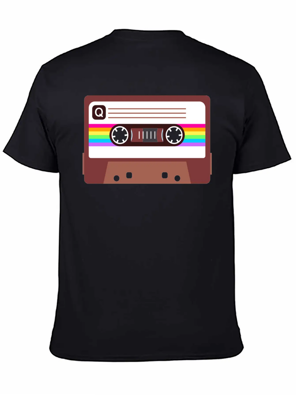 Queer Pride Mixtape Timeless Short Sleeve Tee – Comfy And Minimalist Design