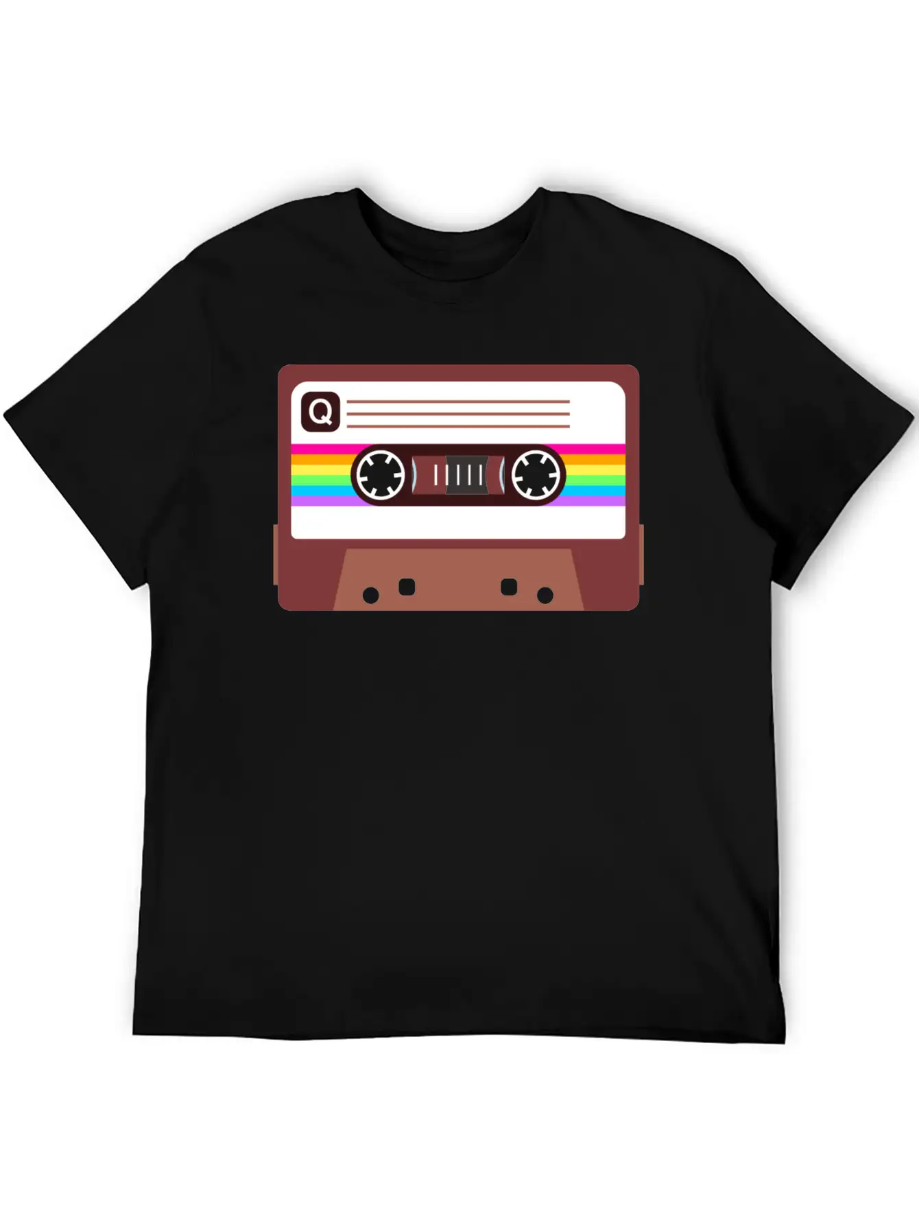 Queer Pride Mixtape Timeless Short Sleeve Tee – Comfy And Minimalist Design