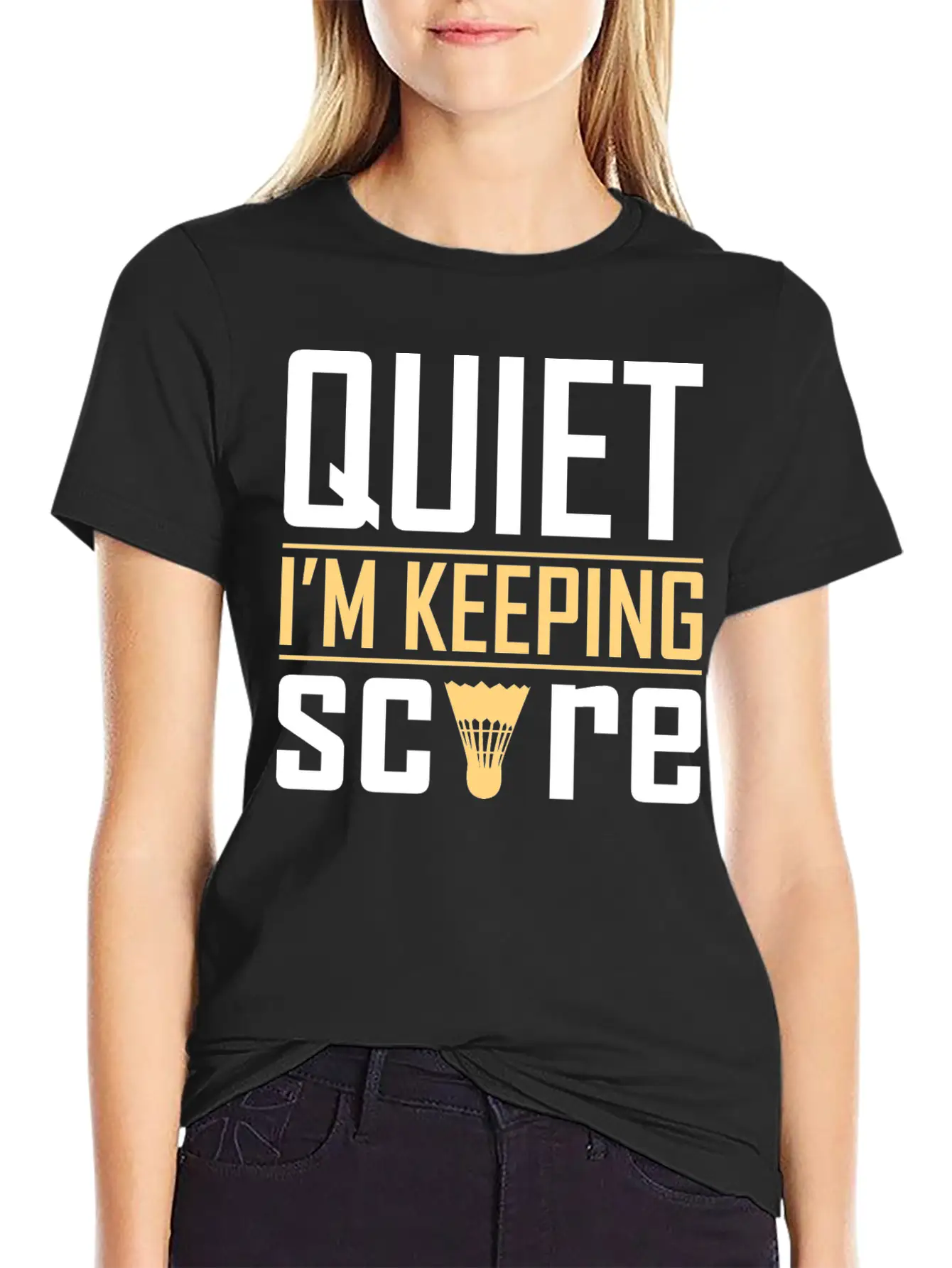 Quiet I'm Keeping Score Classic Cotton Tee – Unisex Comfort For Any Season