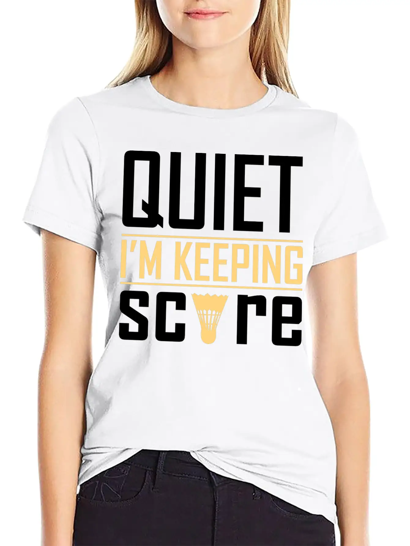 Quiet I'm Keeping Score Classic Cotton Tee – Unisex Comfort For Any Season
