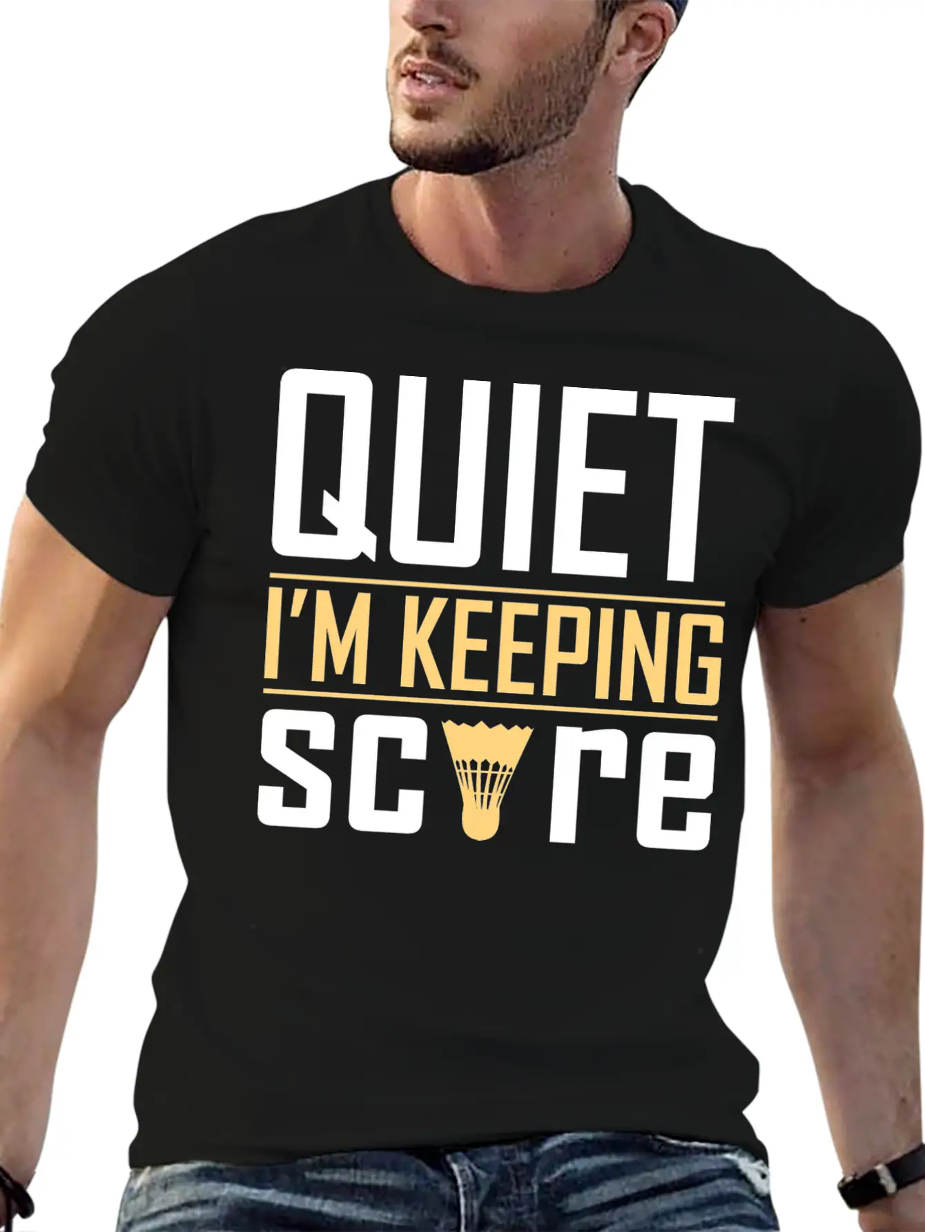 Quiet I'm Keeping Score Classic Cotton Tee – Unisex Comfort For Any Season