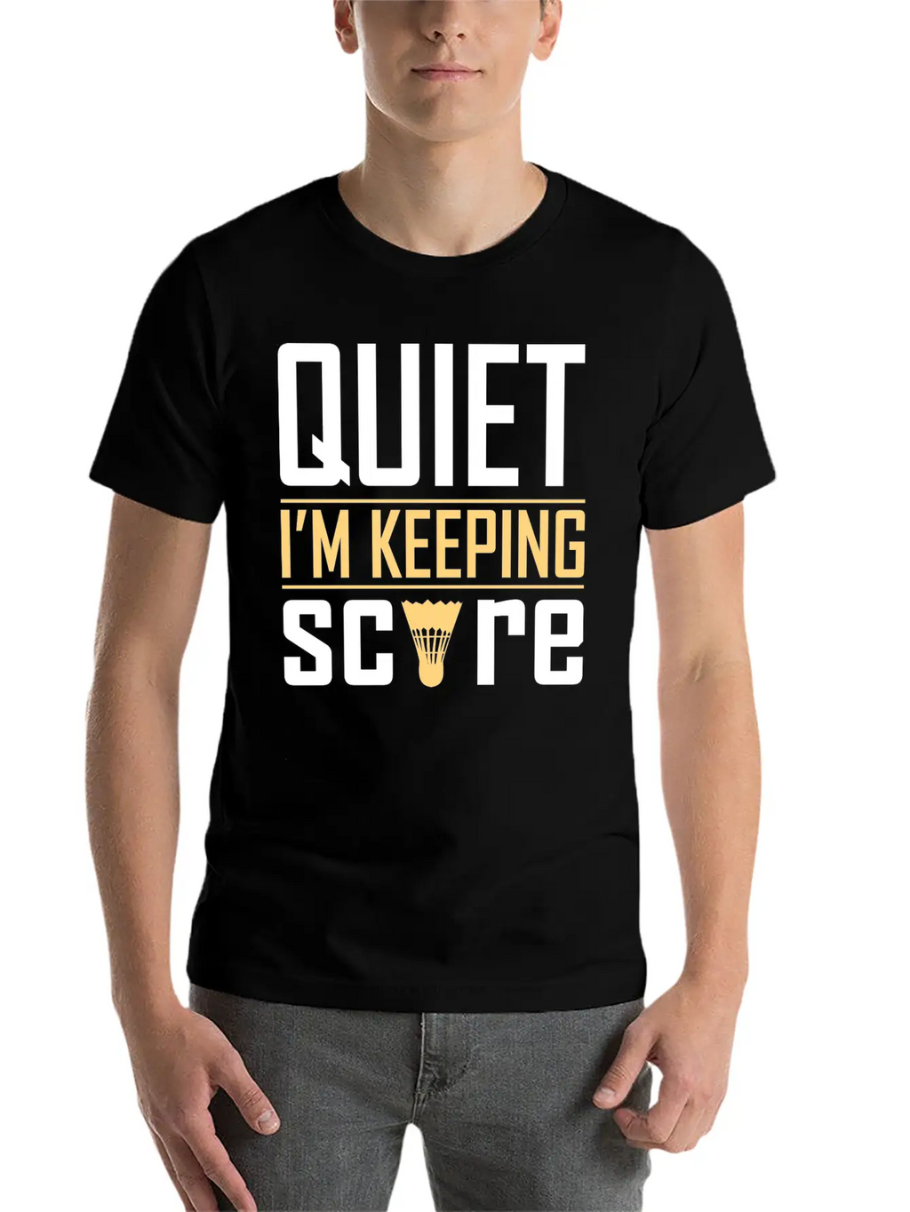 Quiet I'm Keeping Score Classic Cotton Tee – Unisex Comfort For Any Season