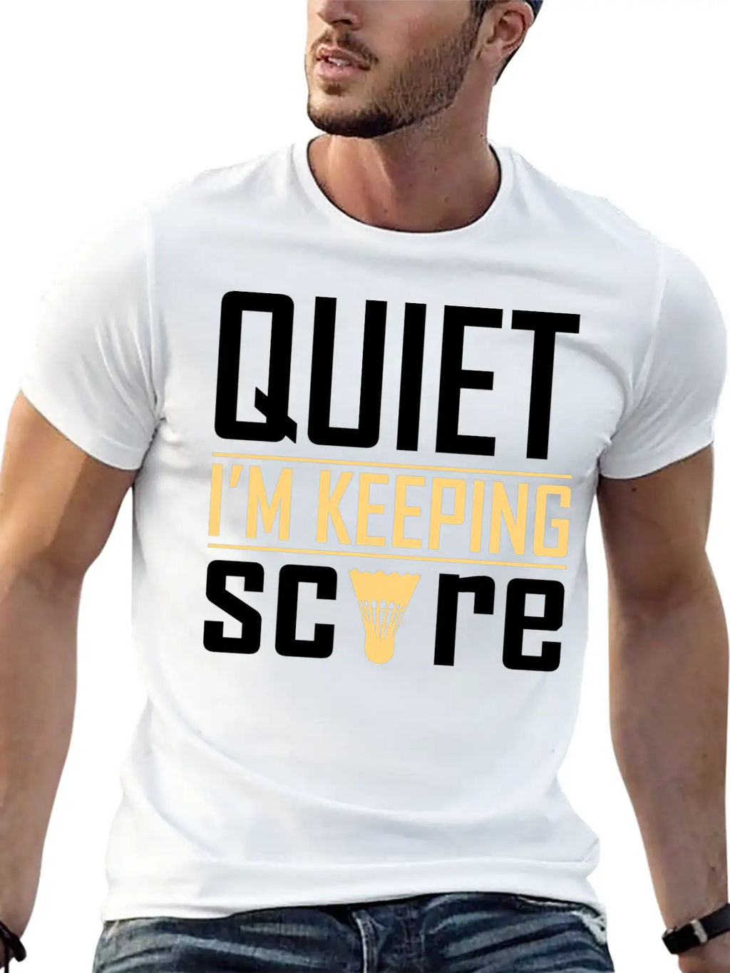 Quiet I'm Keeping Score Classic Cotton Tee – Unisex Comfort For Any Season