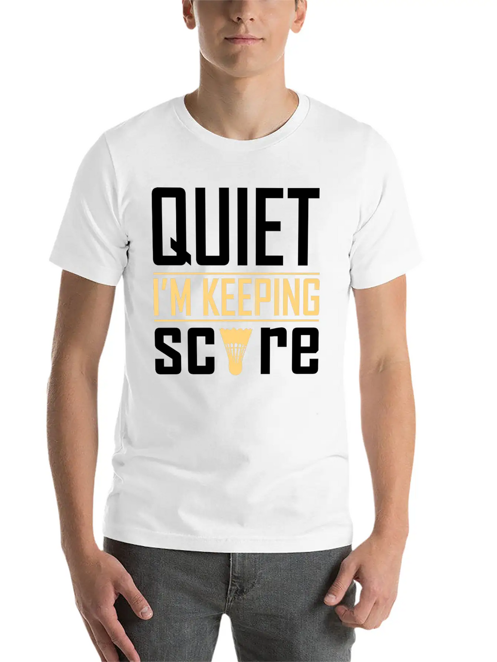 Quiet I'm Keeping Score Classic Cotton Tee – Unisex Comfort For Any Season