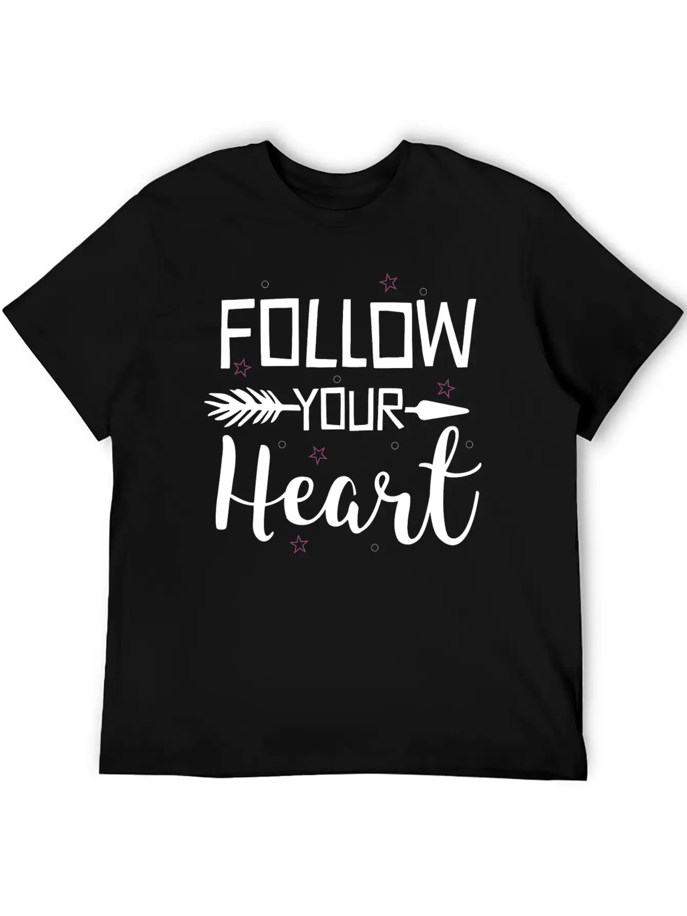 Quotes Follow Your Heart Inspirational Cool Gift Classic Cotton Tee – Unisex Comfort For Any Season